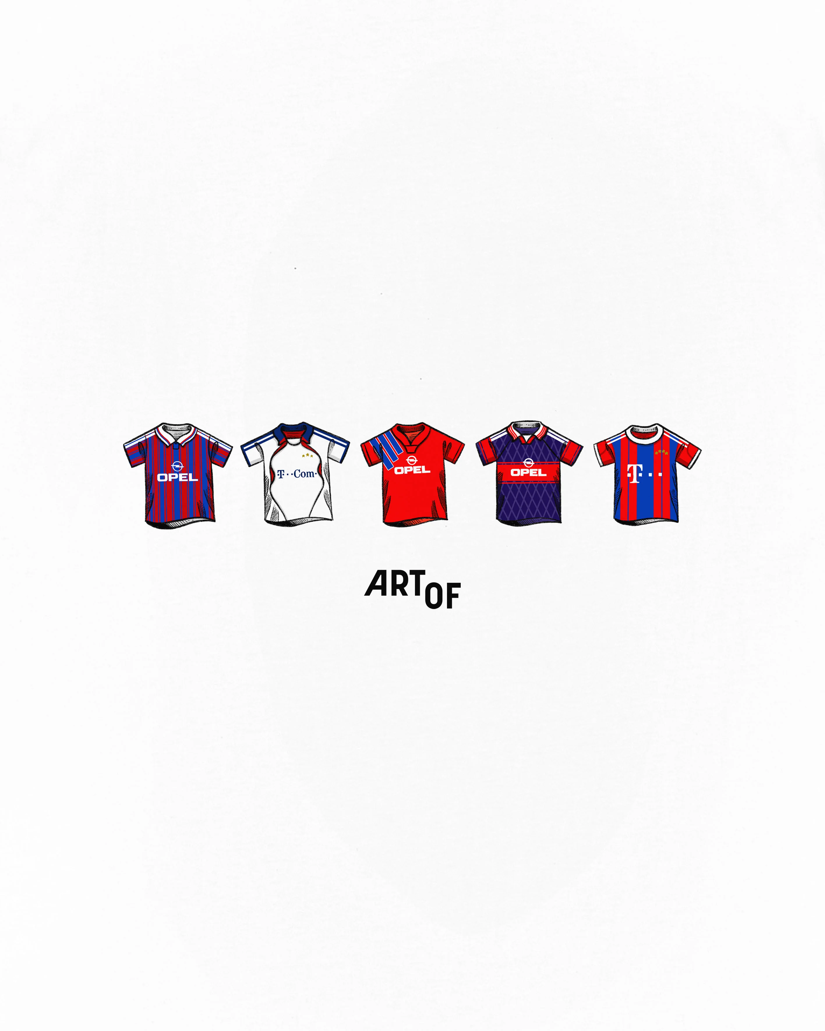 Bayern Printed Classics White Tee - Image 2