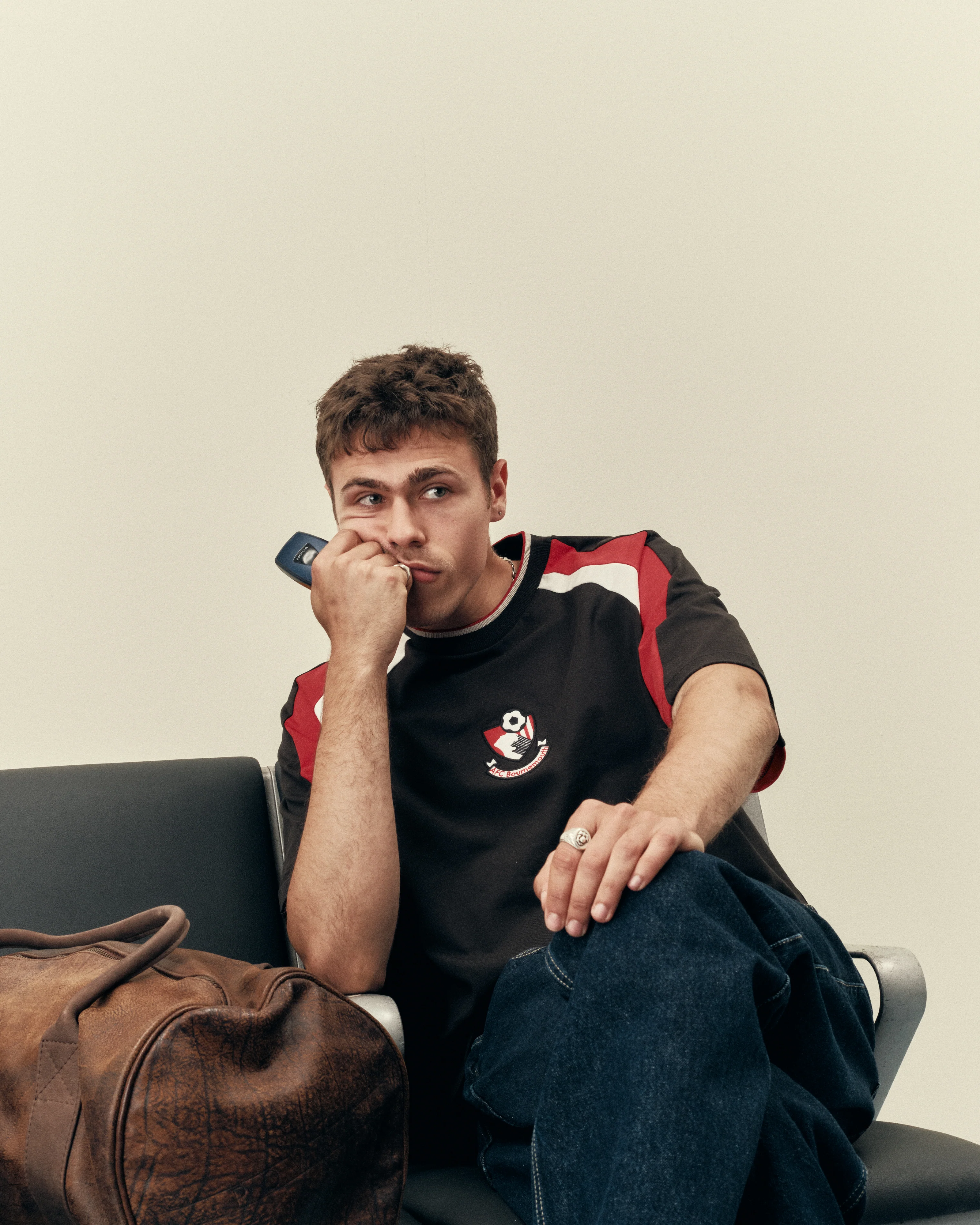AFC Bournemouth 90s Oversized Panelled Tee - Image 4