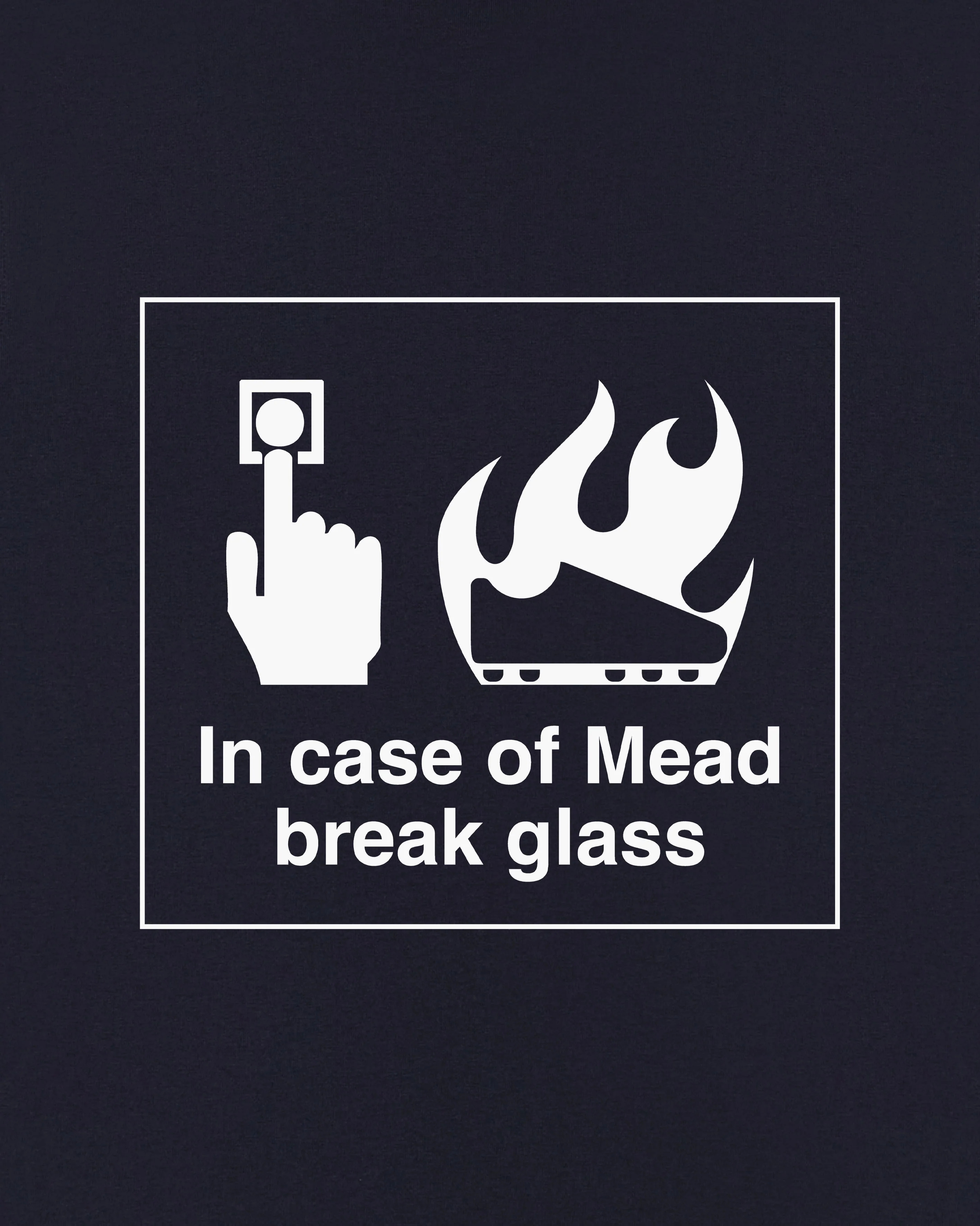 Break Glass Navy Tee - Image 3