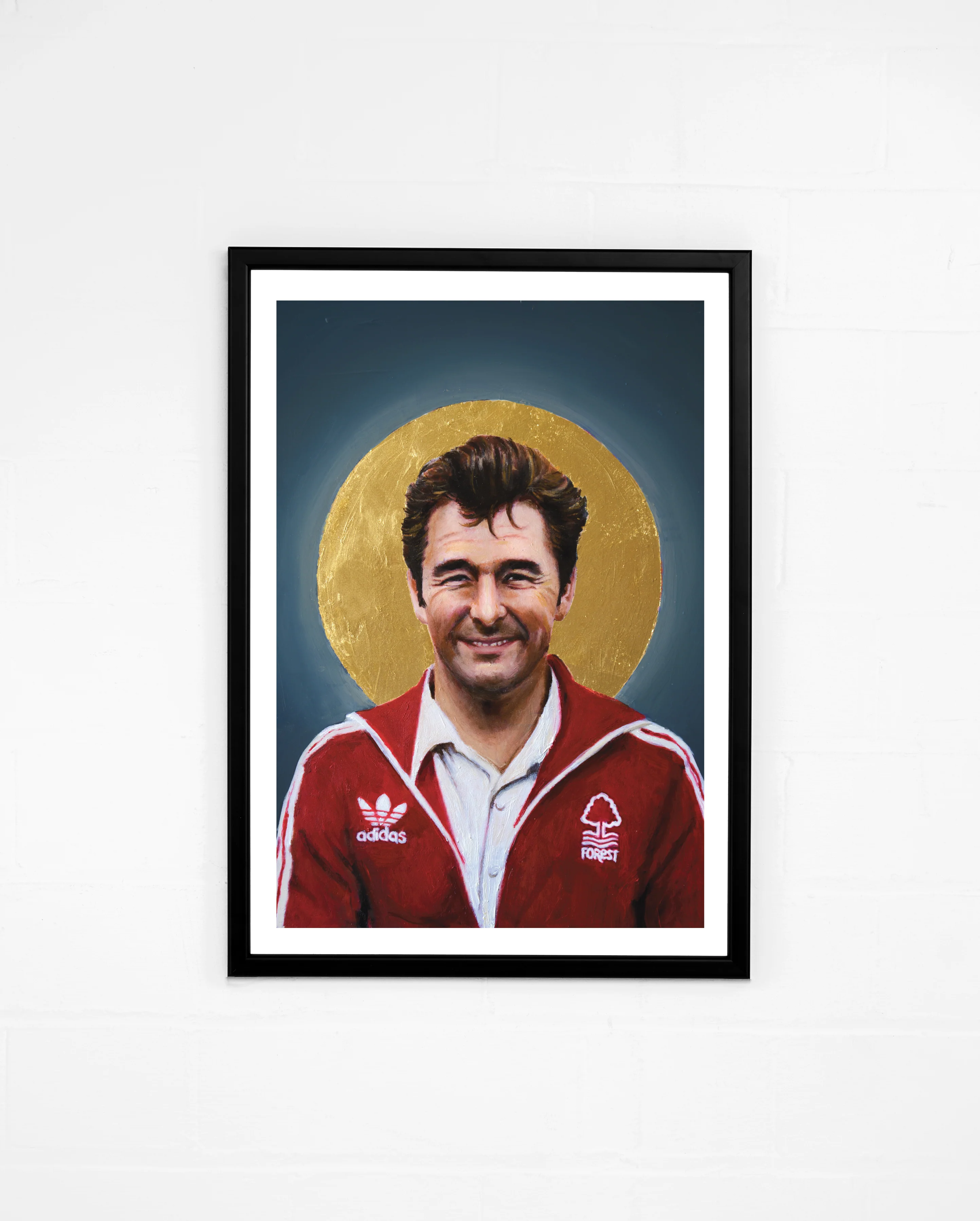 Brian Clough Icon Print