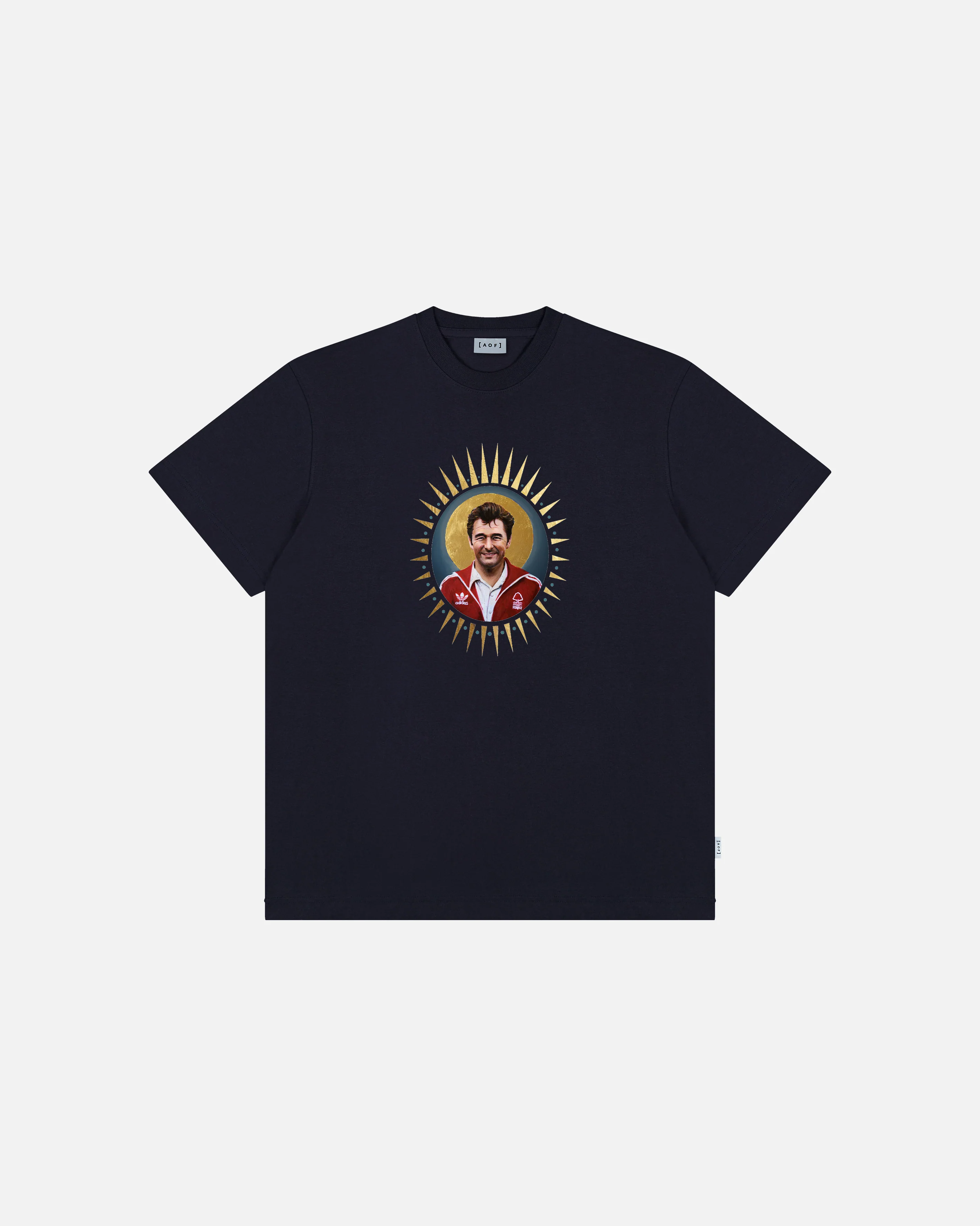 Brian Clough Icon Navy Tee