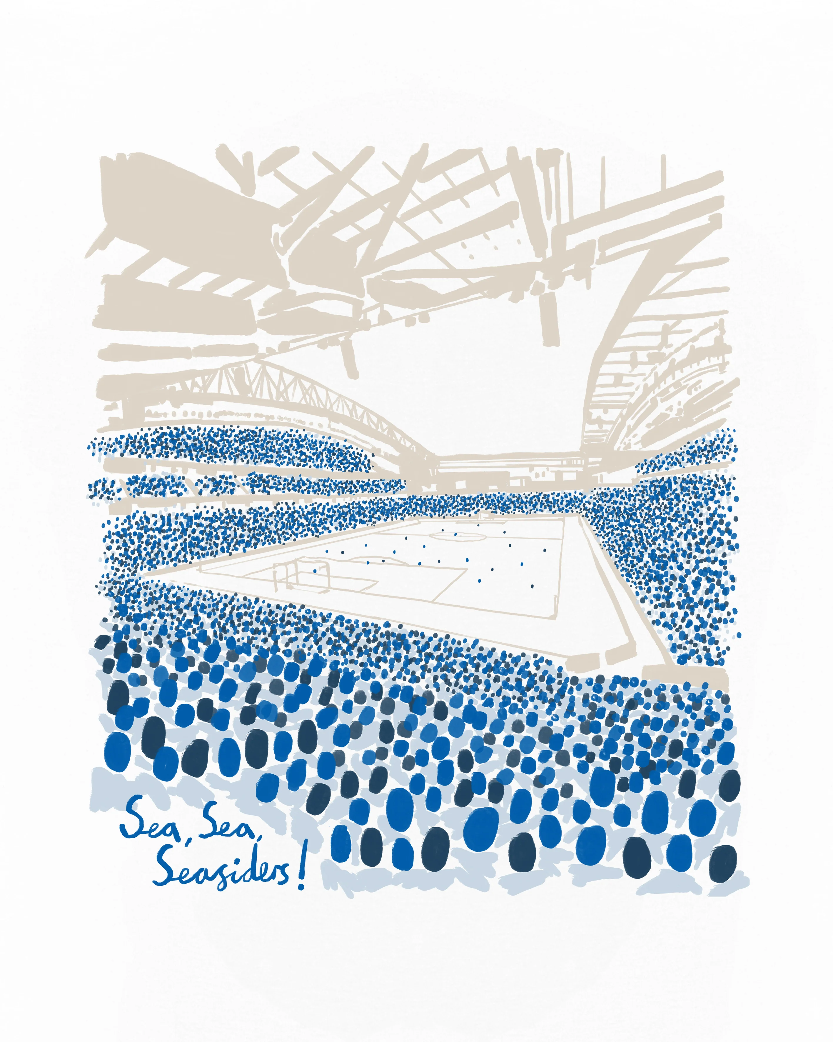 Brighton 12th Man White Tee - Image 3