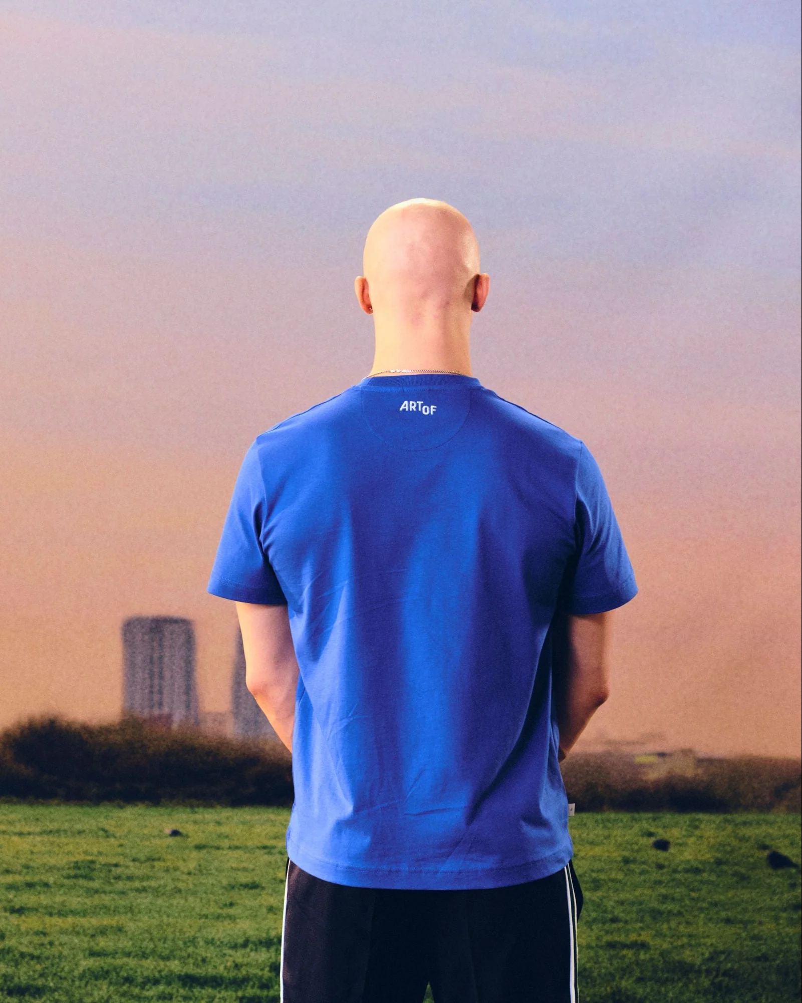 Brighton Embroidered Blue Tee - Image 4