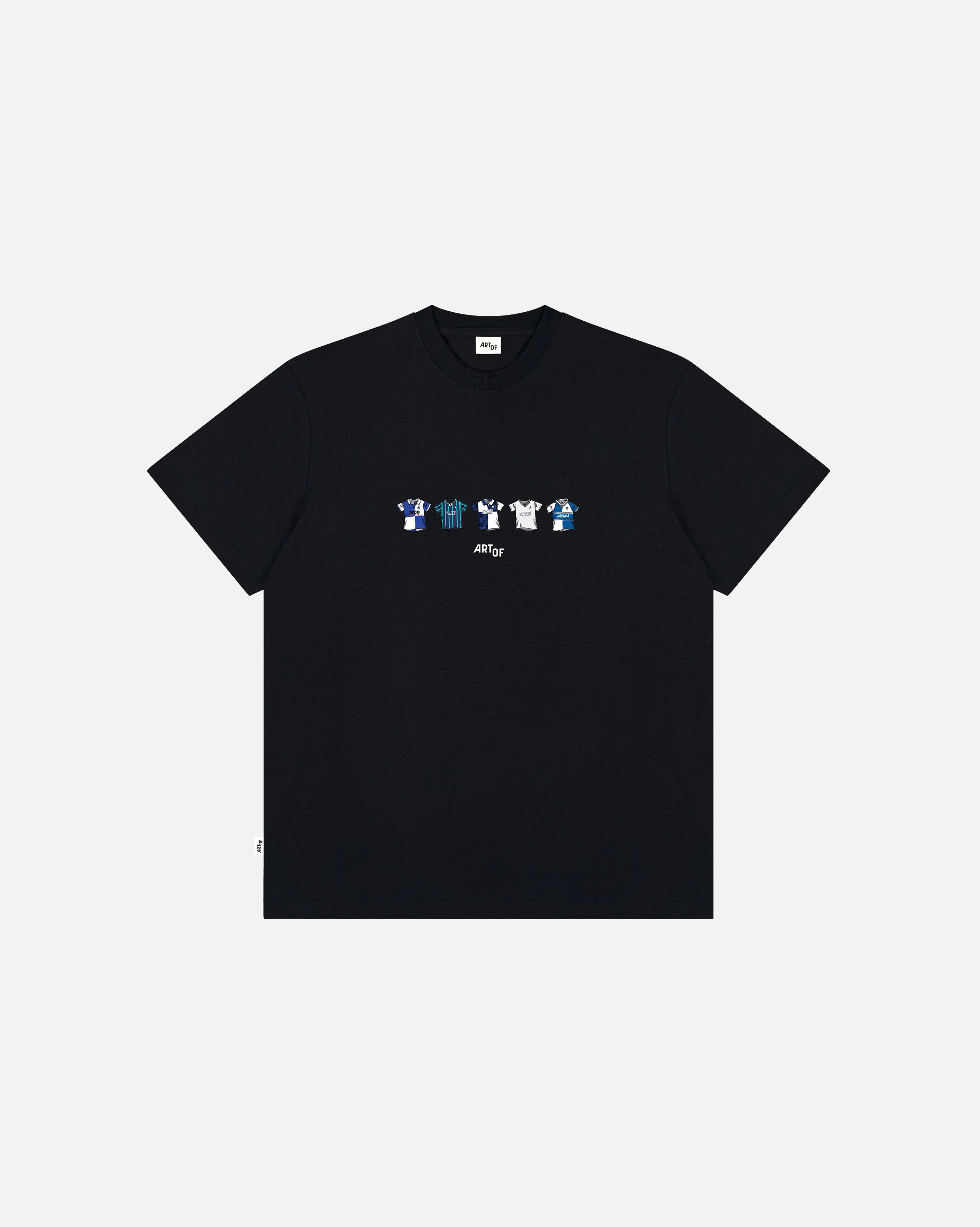 Bristol Rovers Printed Classics Black Tee