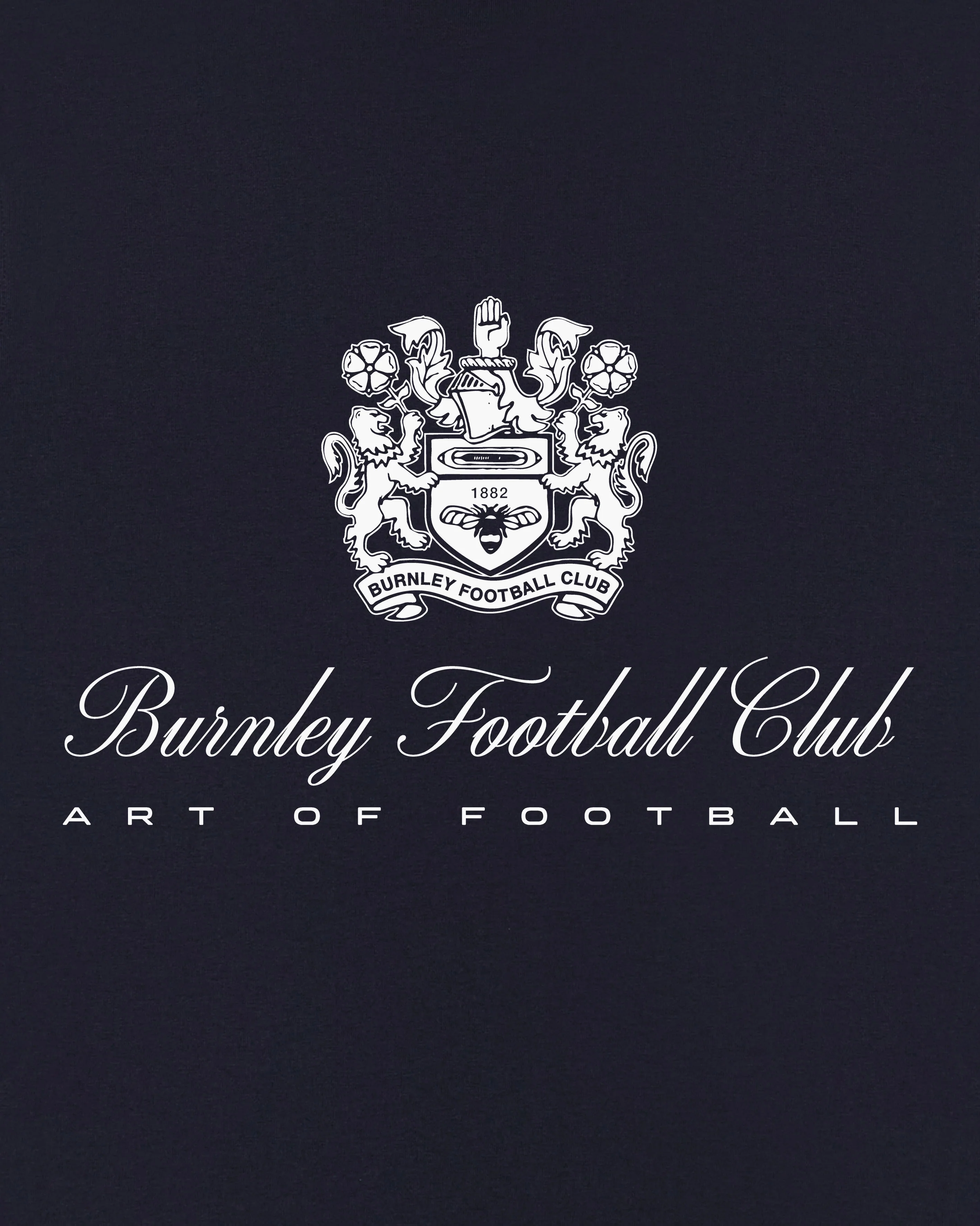Burnley Heritage Navy Tee - Image 3