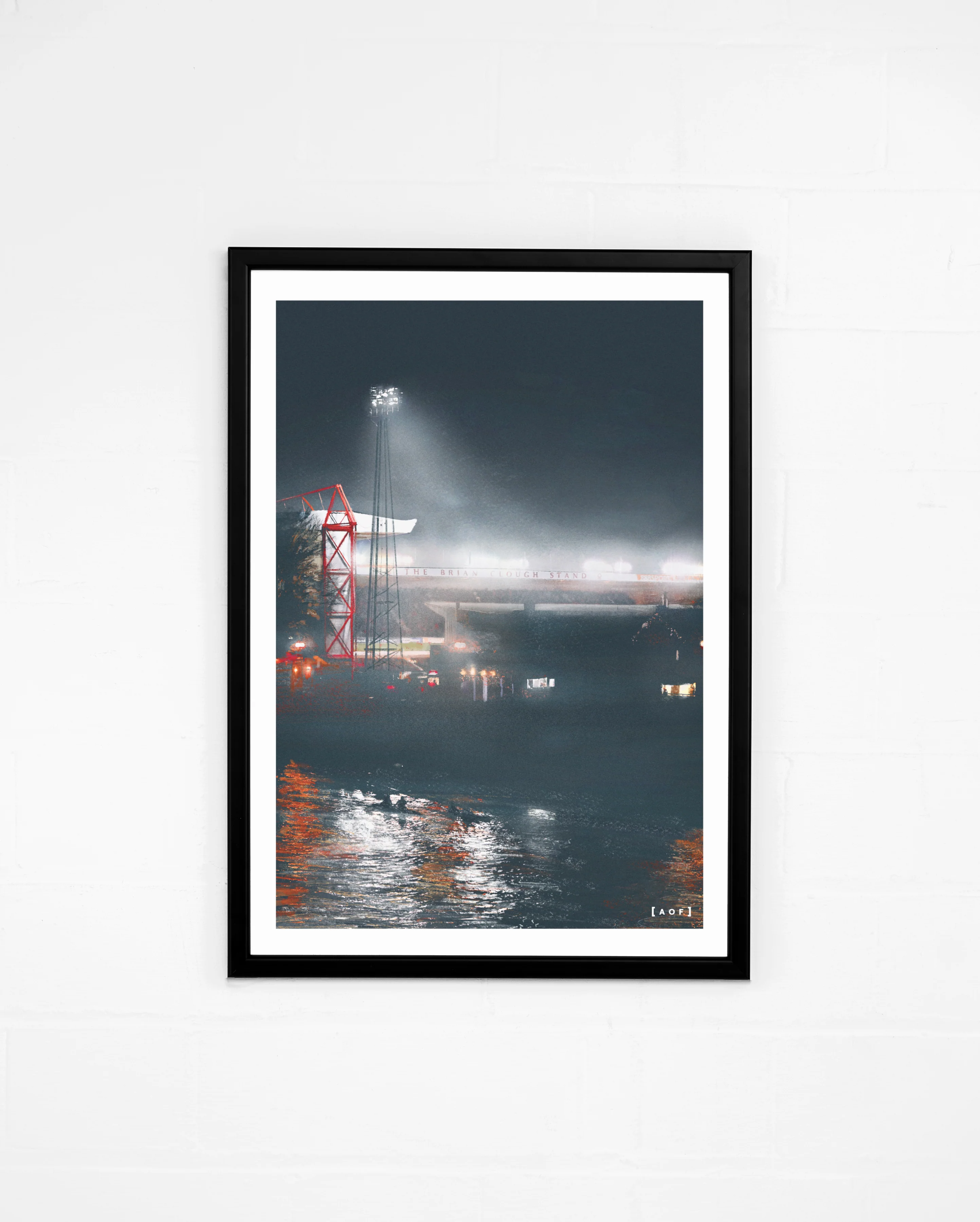 City Ground by Night Print