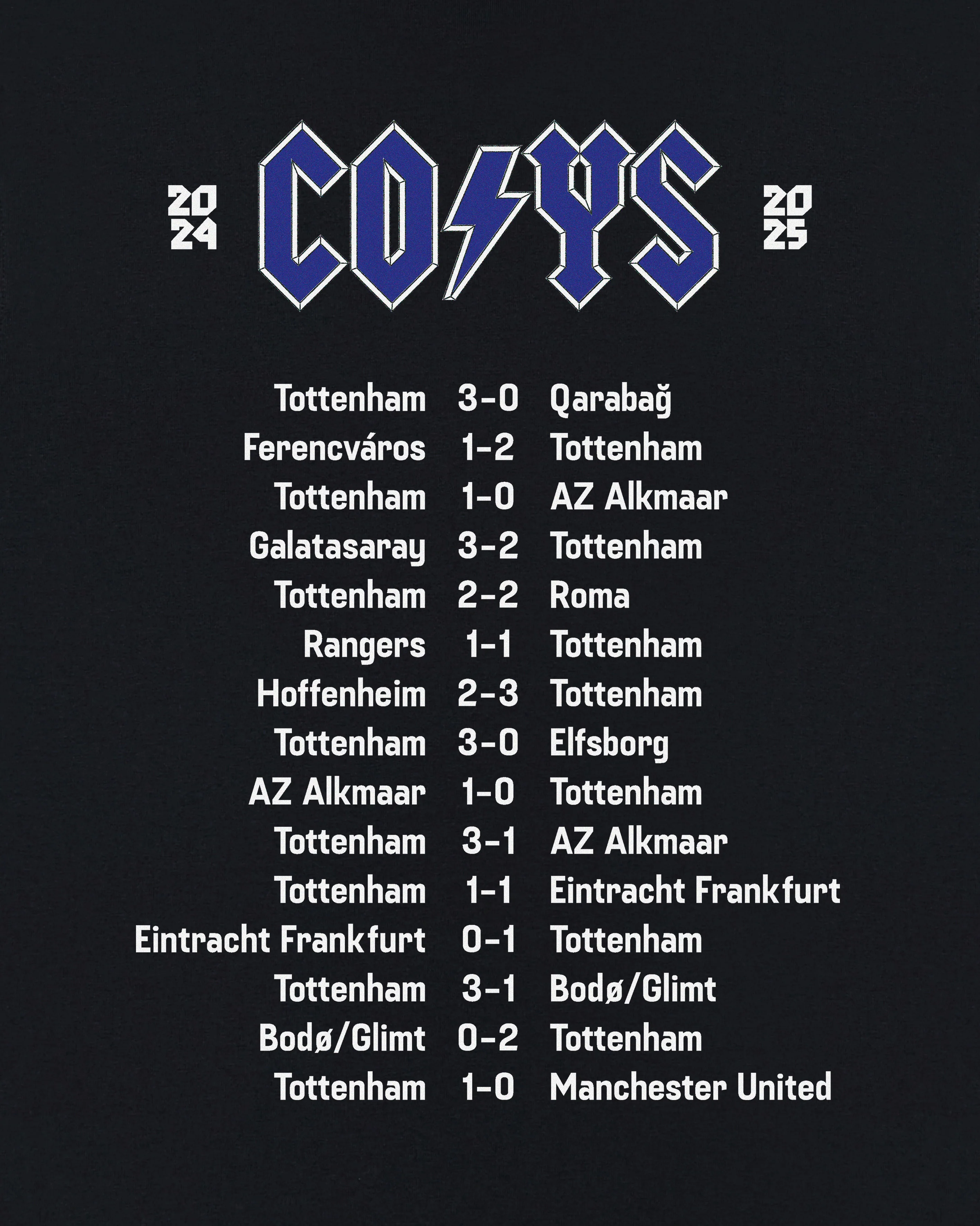 COYS European Tour 24-25 Tee - Image 4