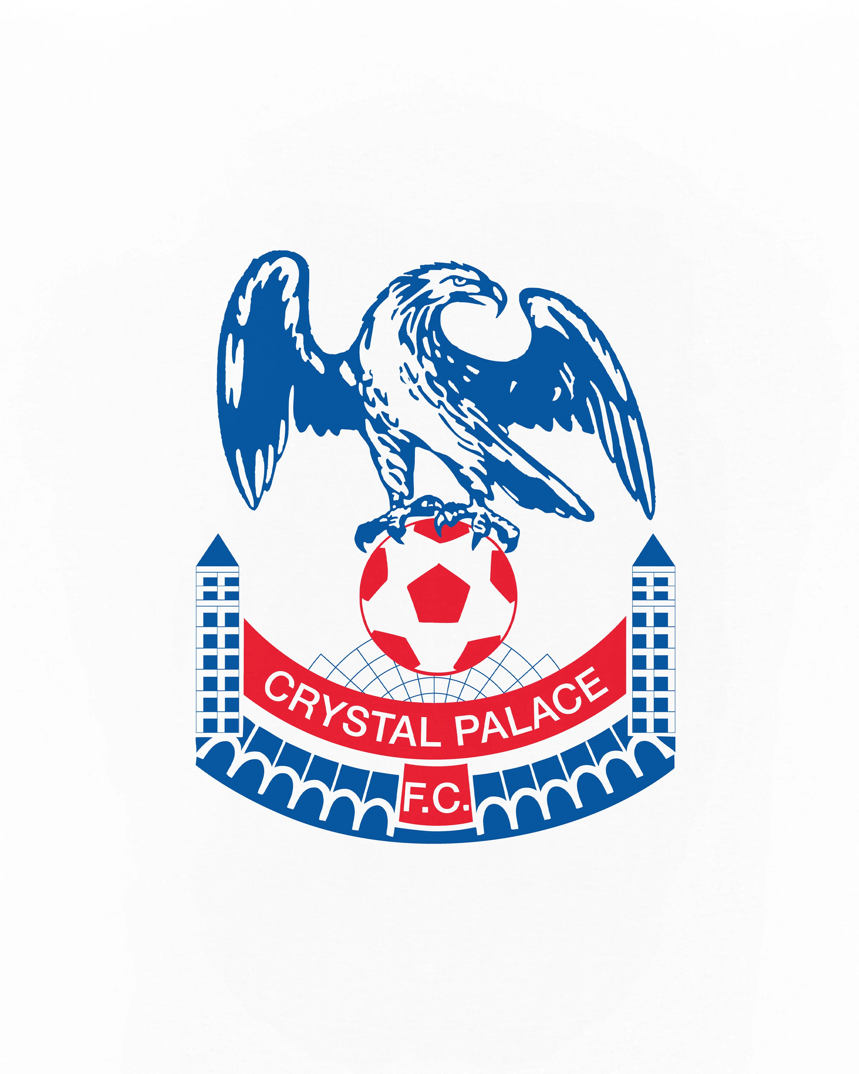 Crystal Palace Crest White Tee - Image 3