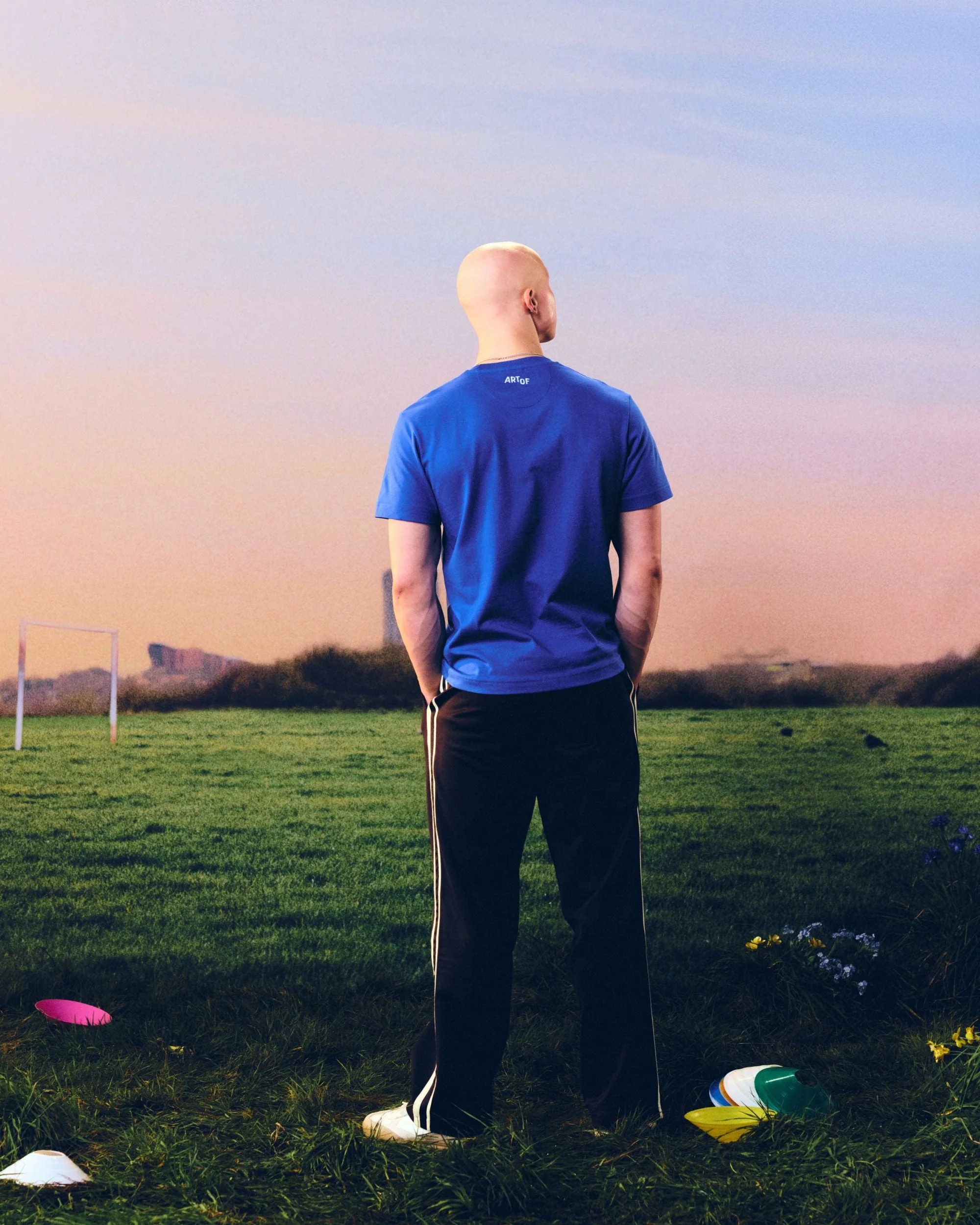 Everton Embroidered Blue Tee - Image 3