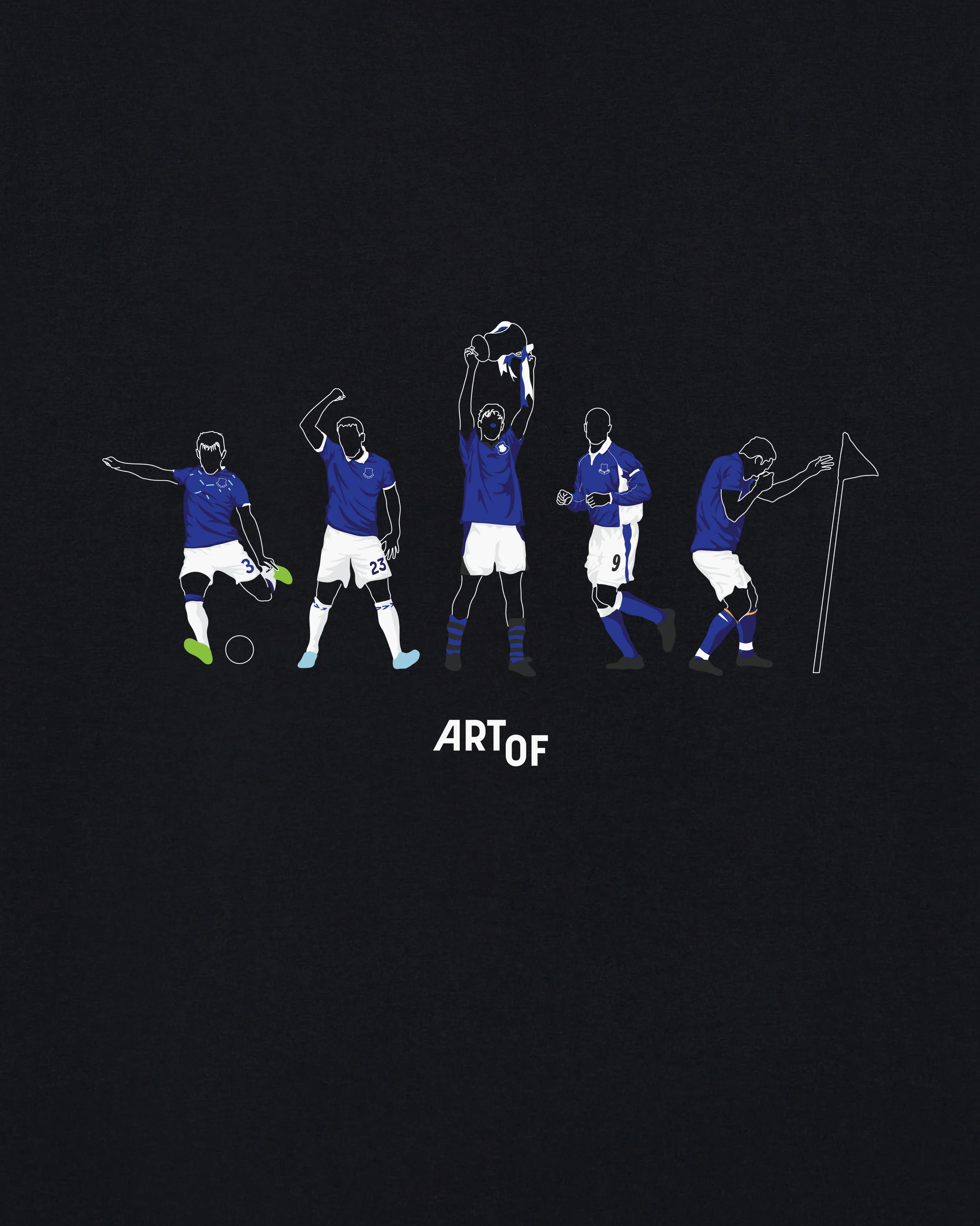 Everton Printed Icons Tee - Image 2