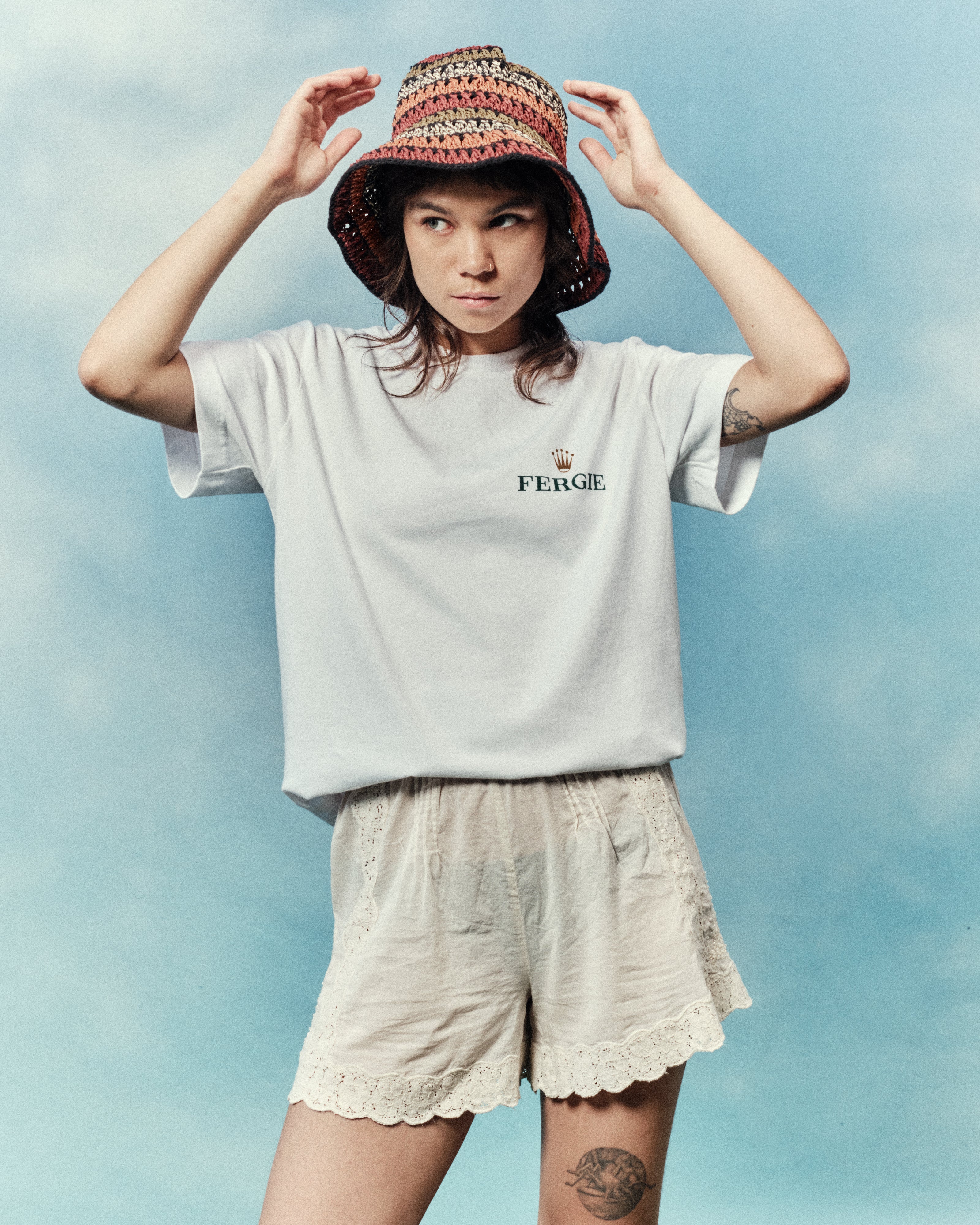 Fergie Time White Tee - Image 5
