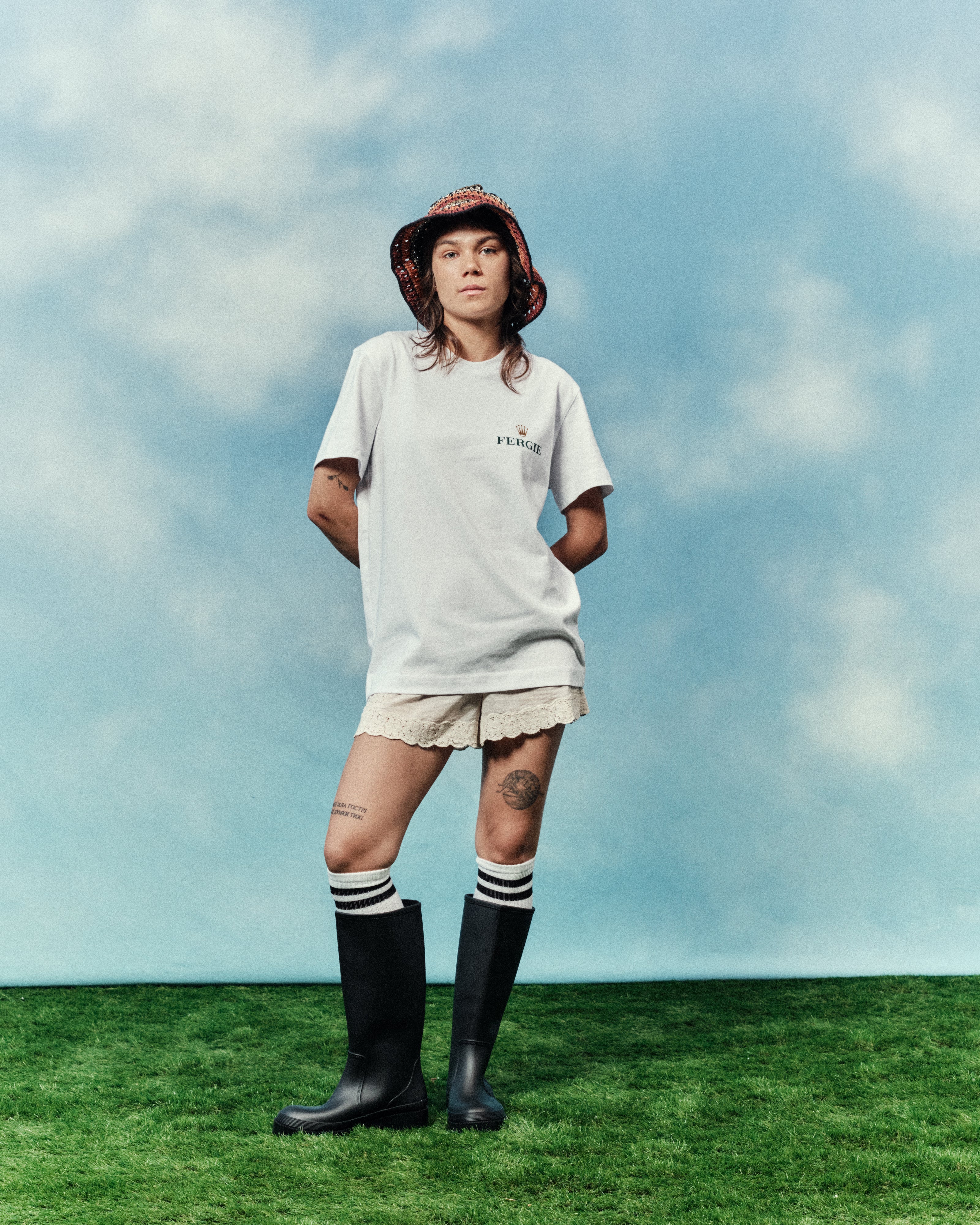 Fergie Time White Tee - Image 7