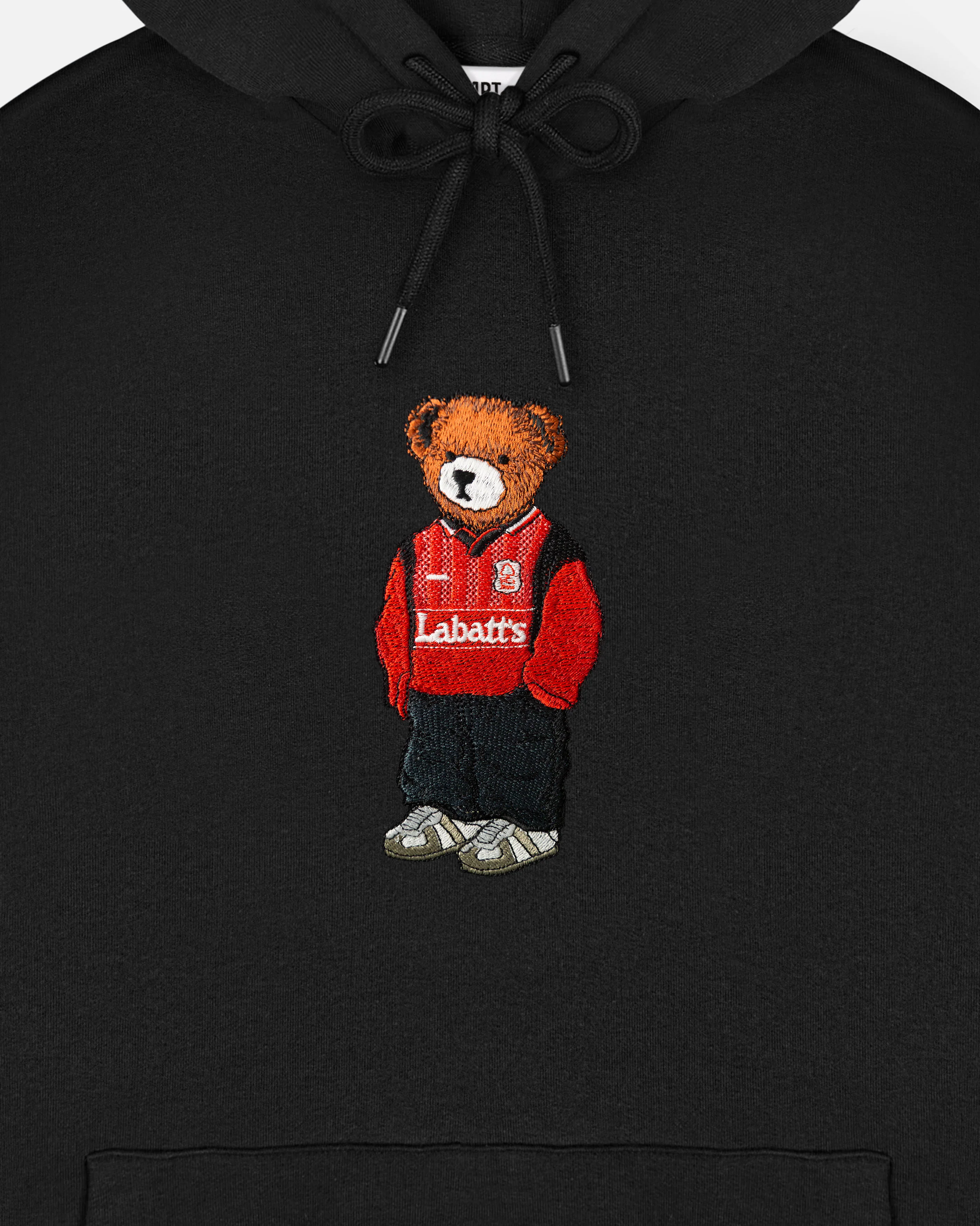 Forest Embroidered Pickles Black Hoodie - Image 3