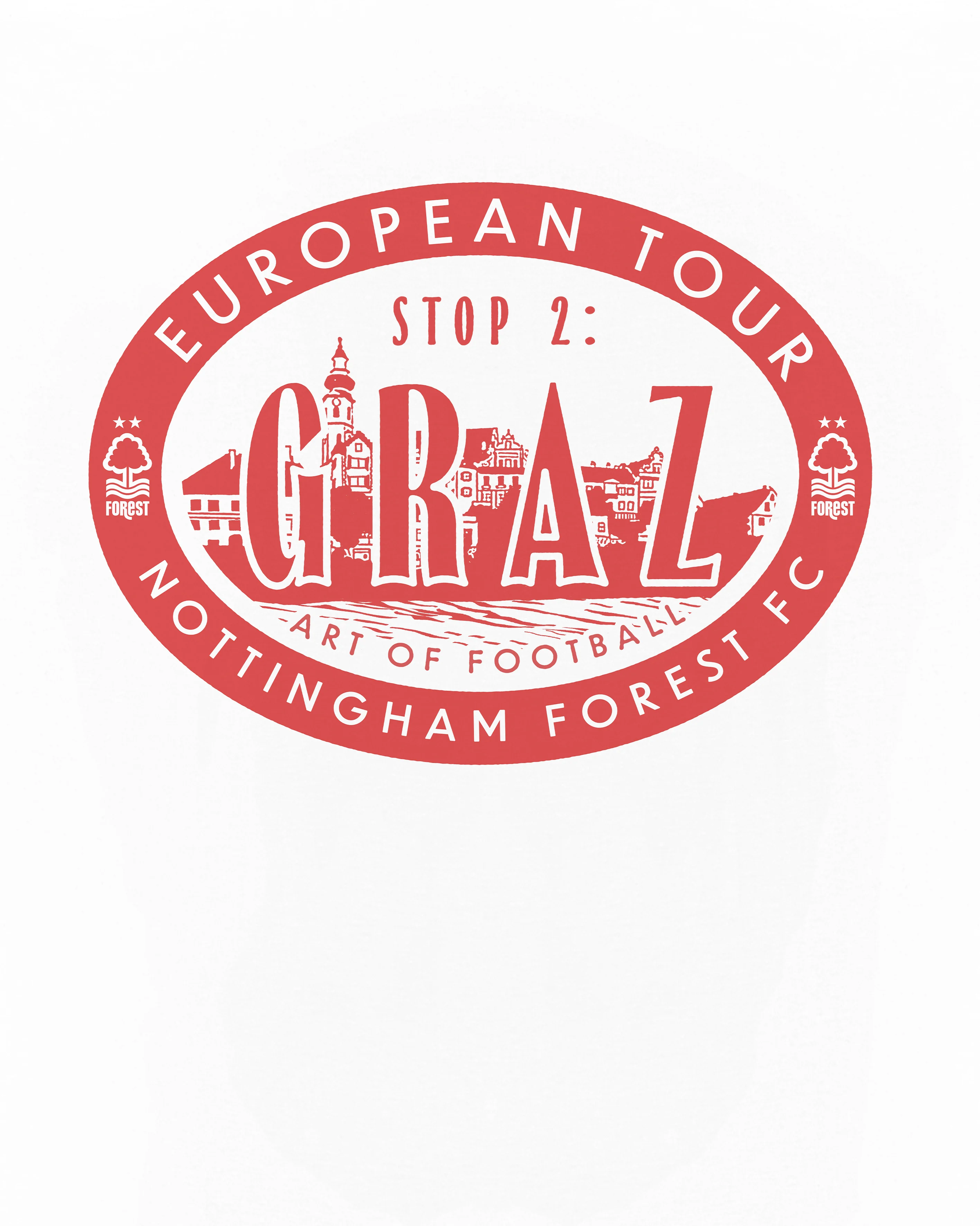 Forest In Graz White Tee - Image 3