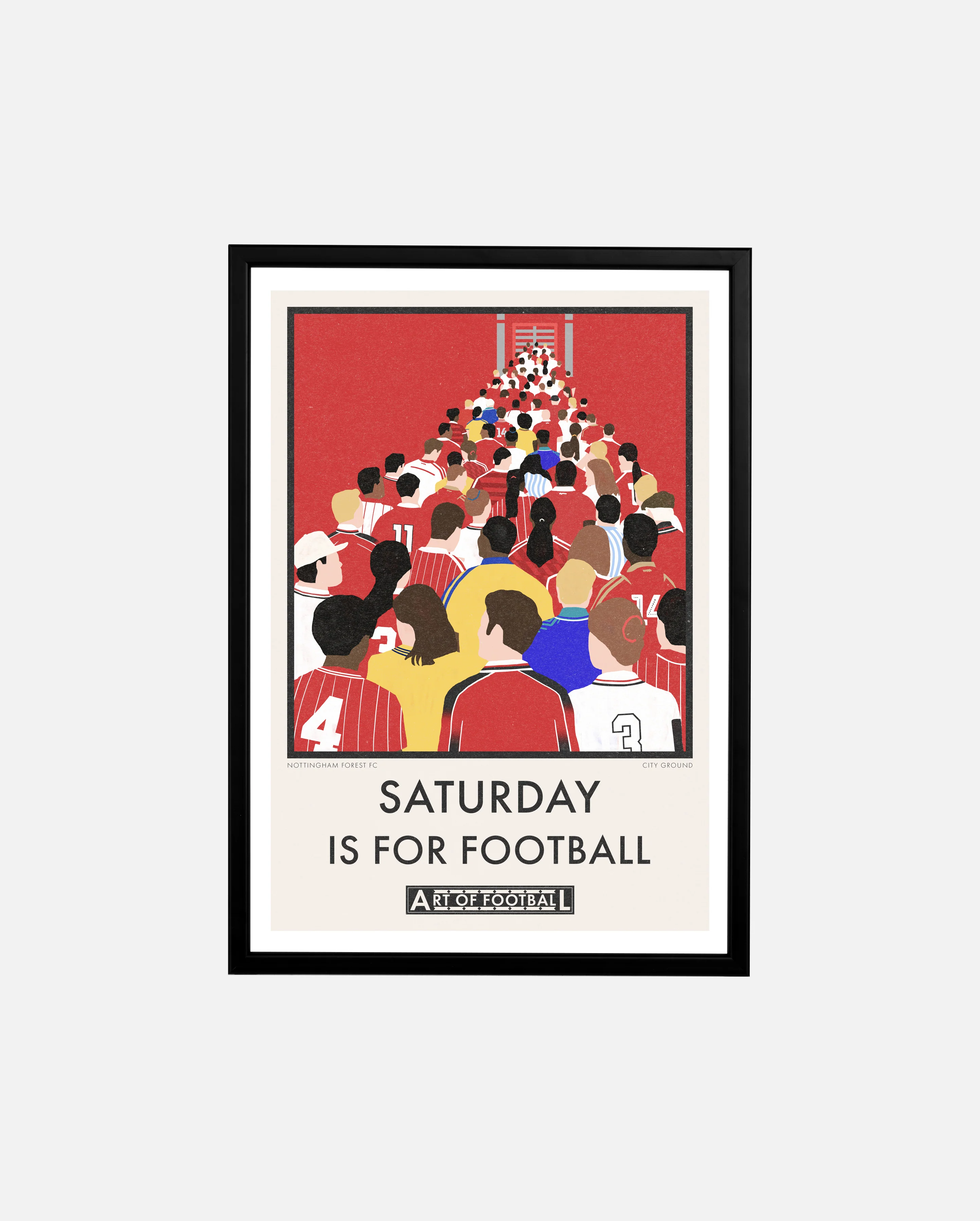 Forest Saturday Is For Football Print