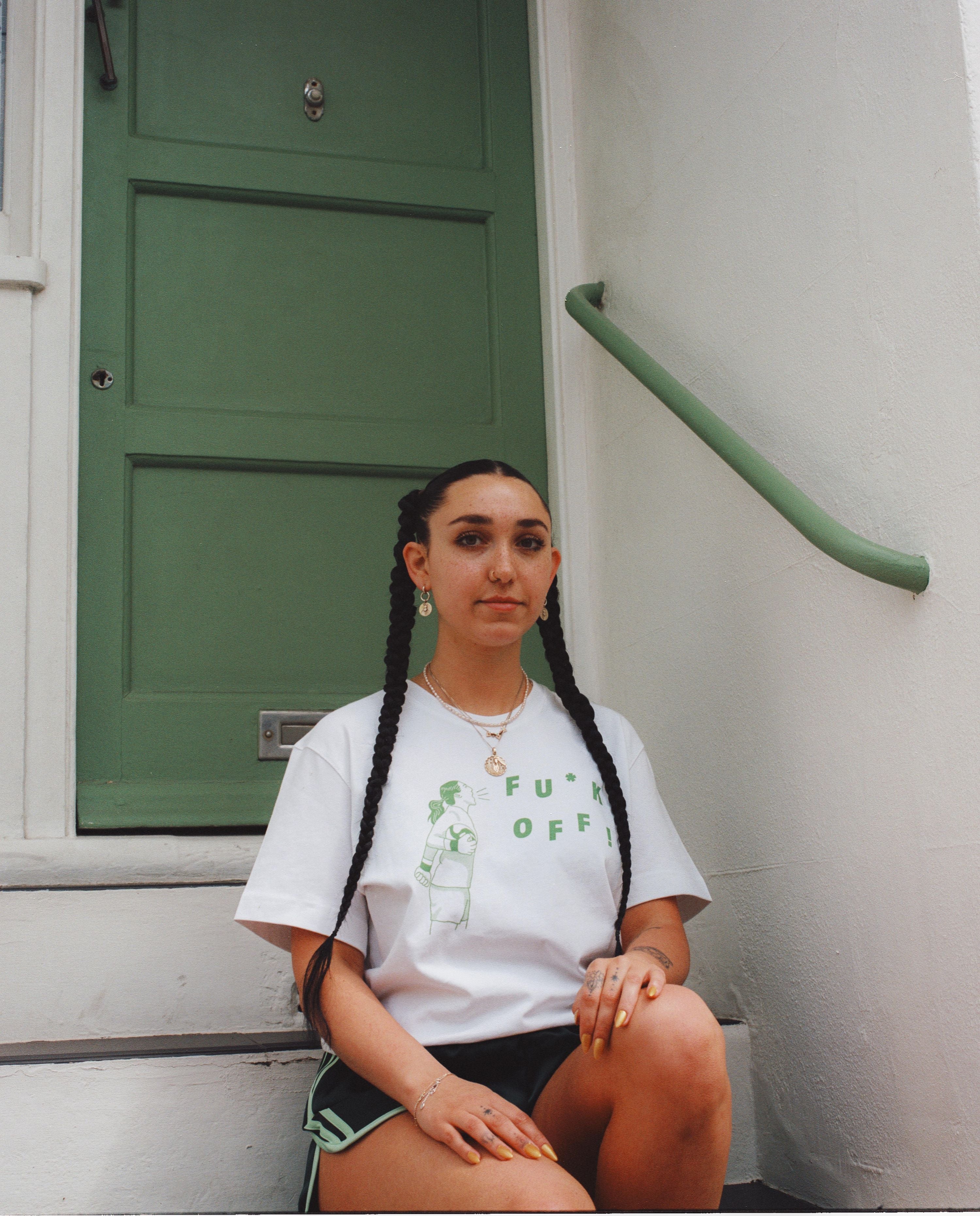 FU*K OFF White Tee - Image 4