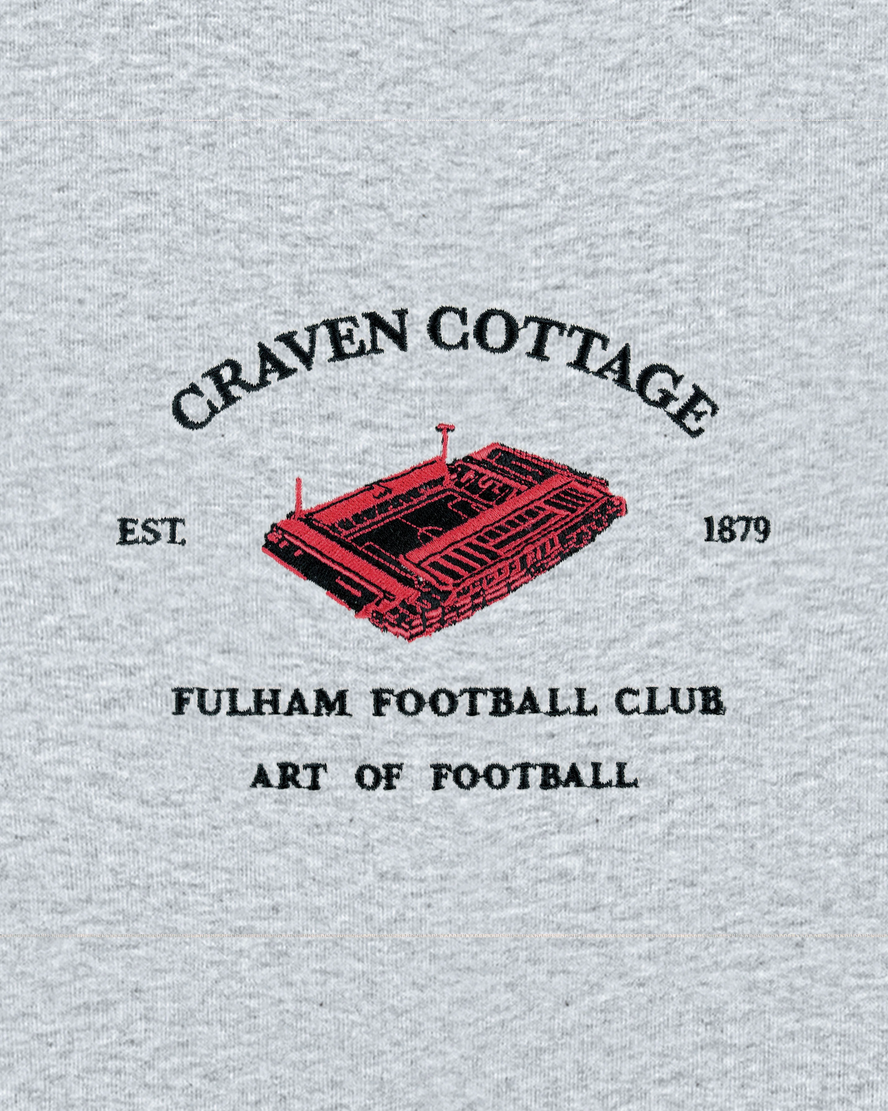 Fulham Craven Cottage Embroidered Hoodie - Image 2