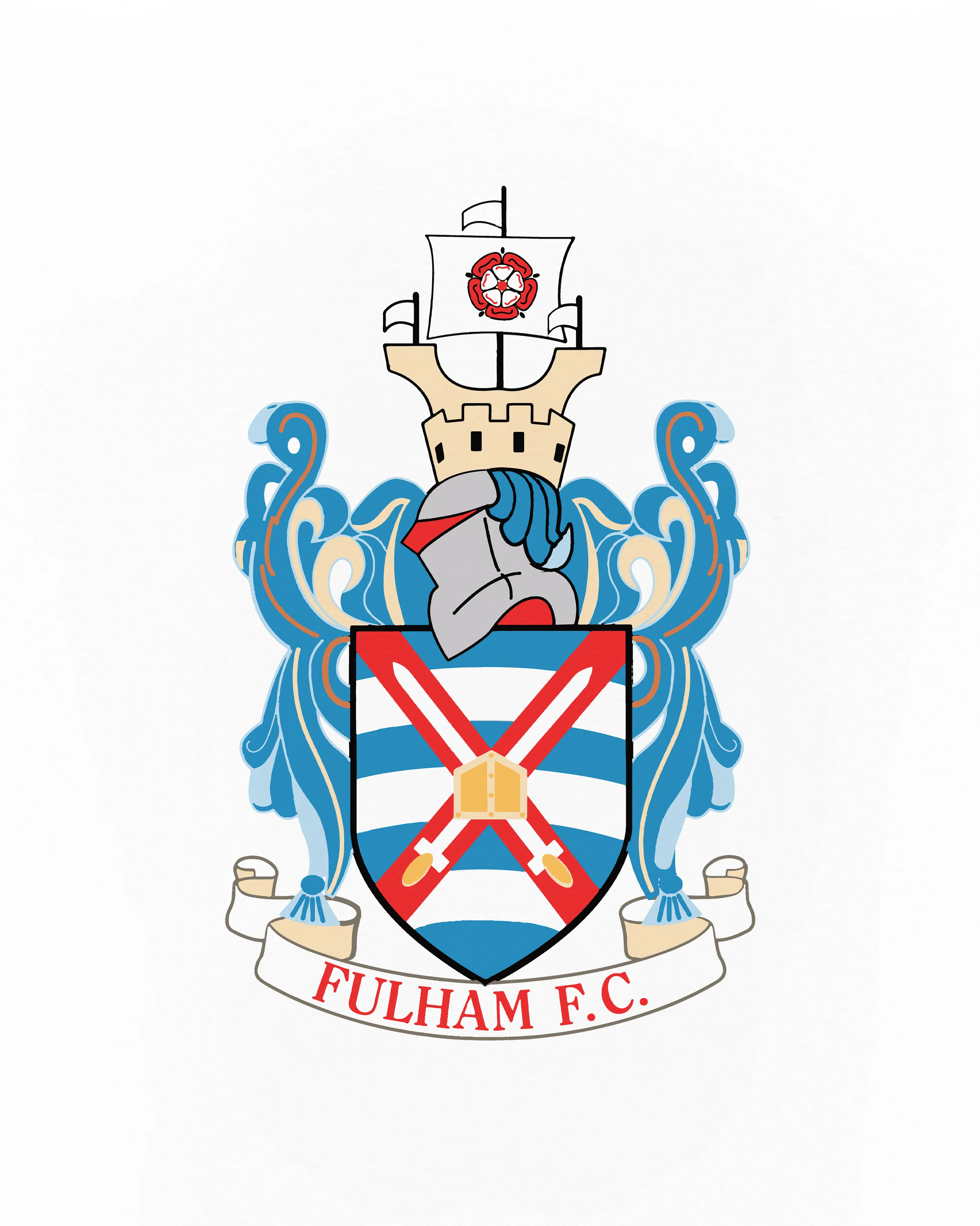 Fulham Crest Tee - Image 3