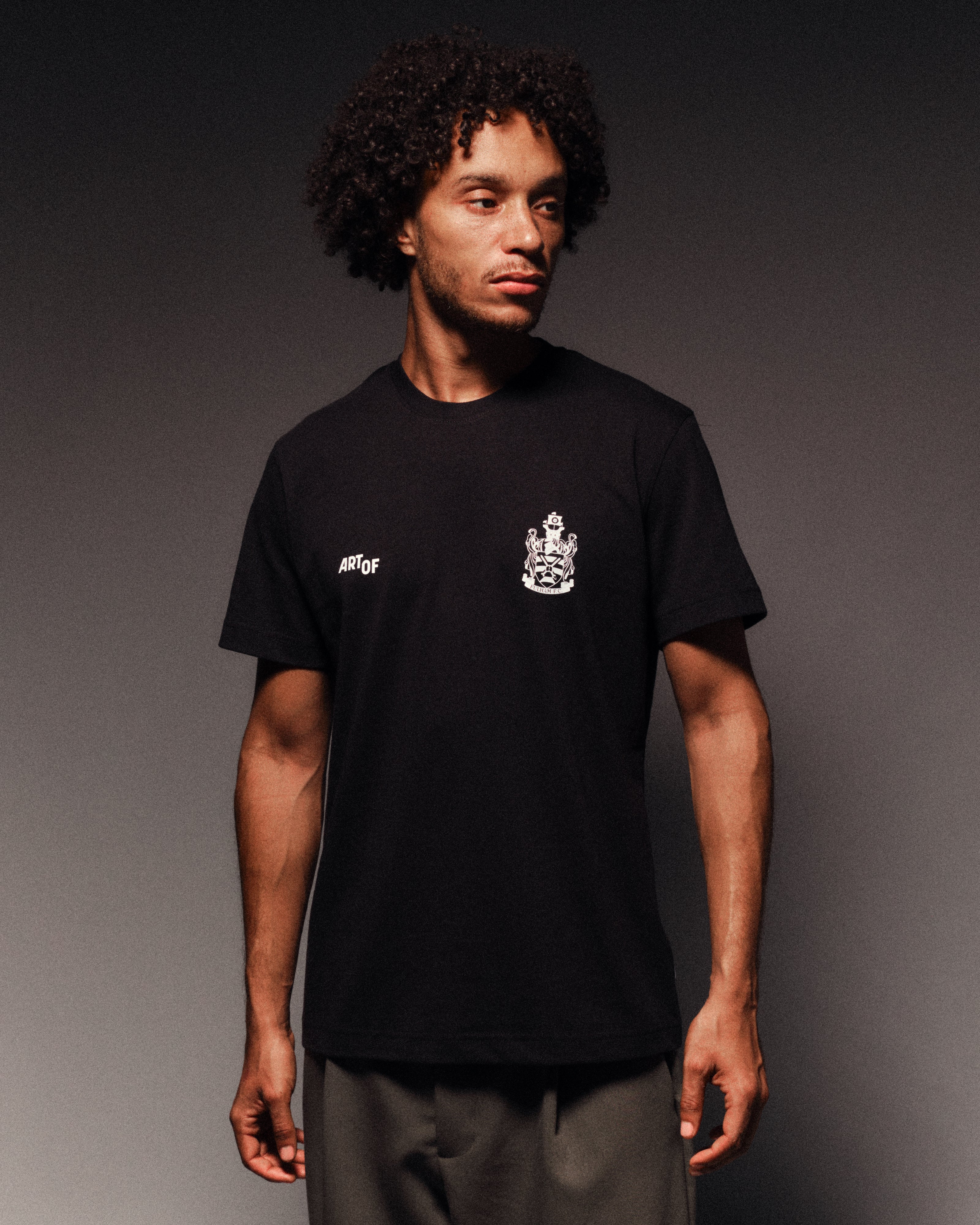 Fulham Heritage Black Tee - Image 4