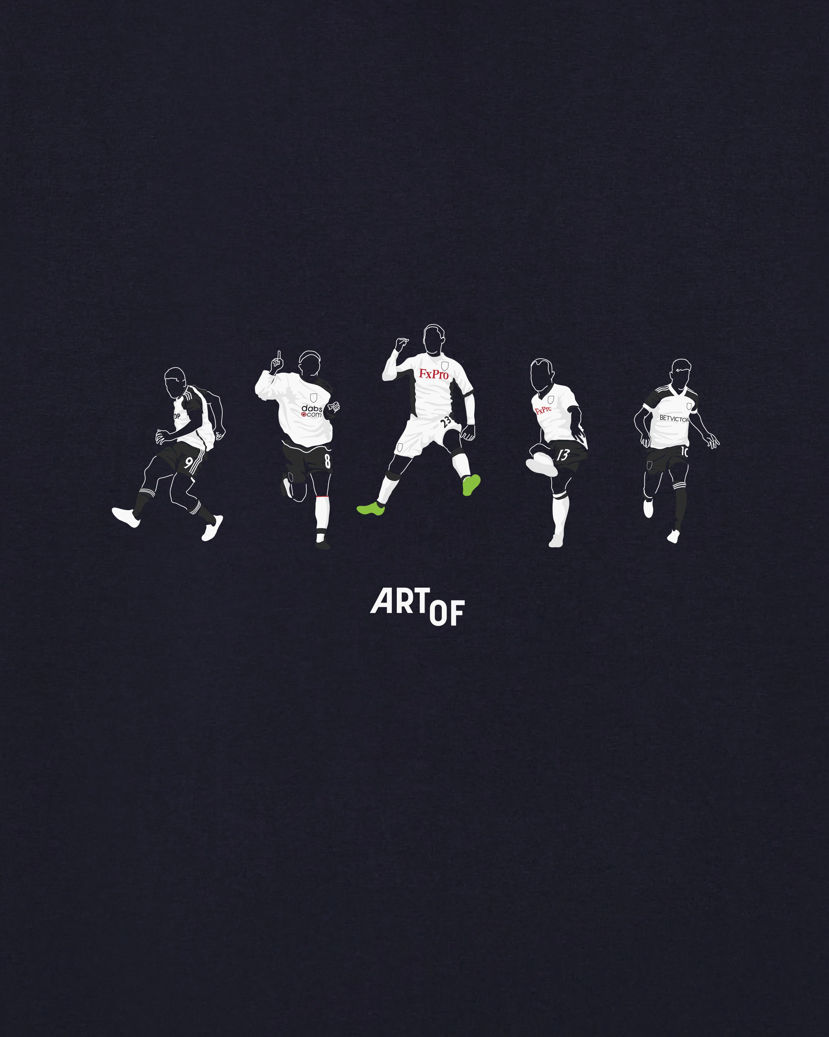 Fulham Printed Icons Tee - Image 2