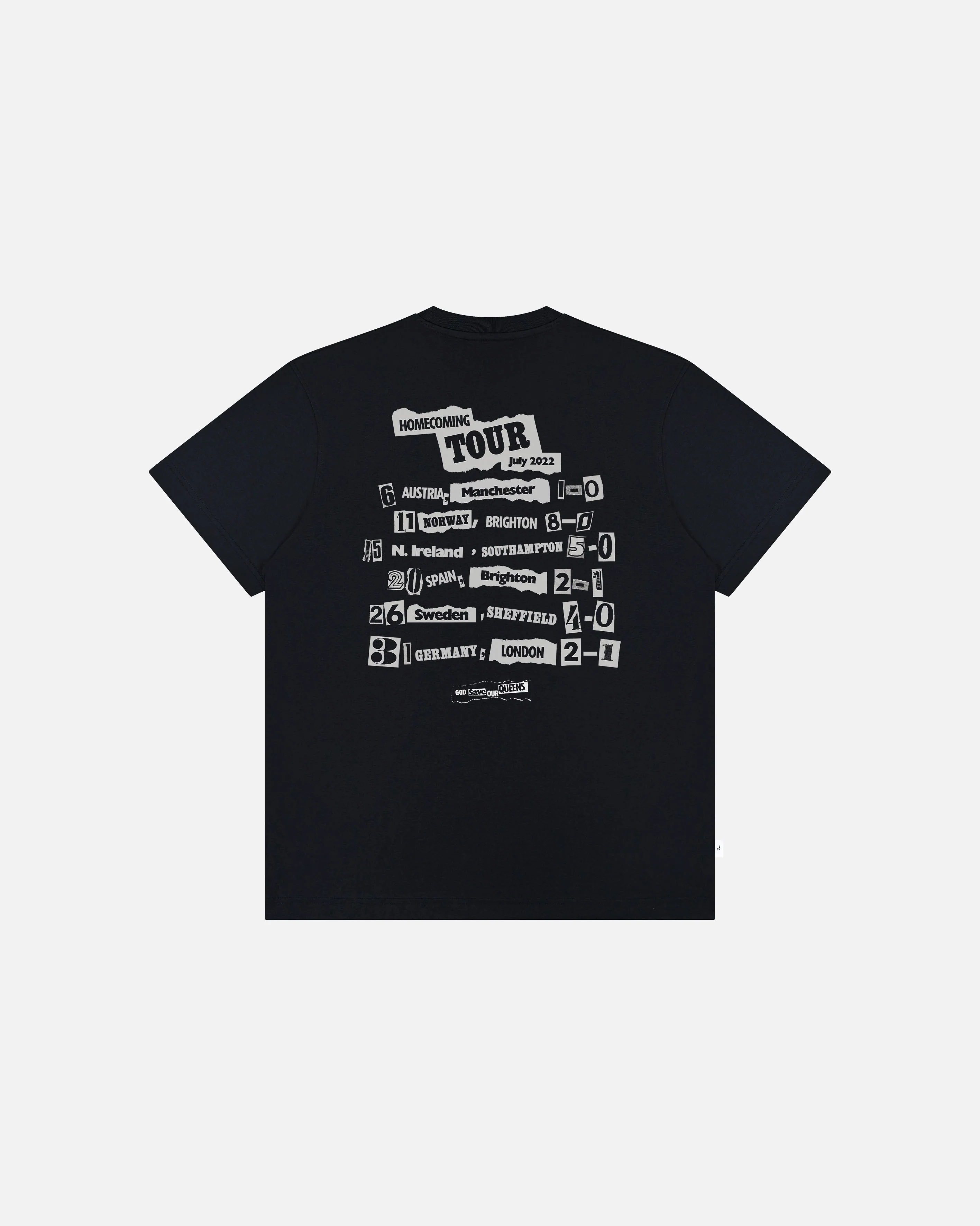 God Save Our Queens Black Tee