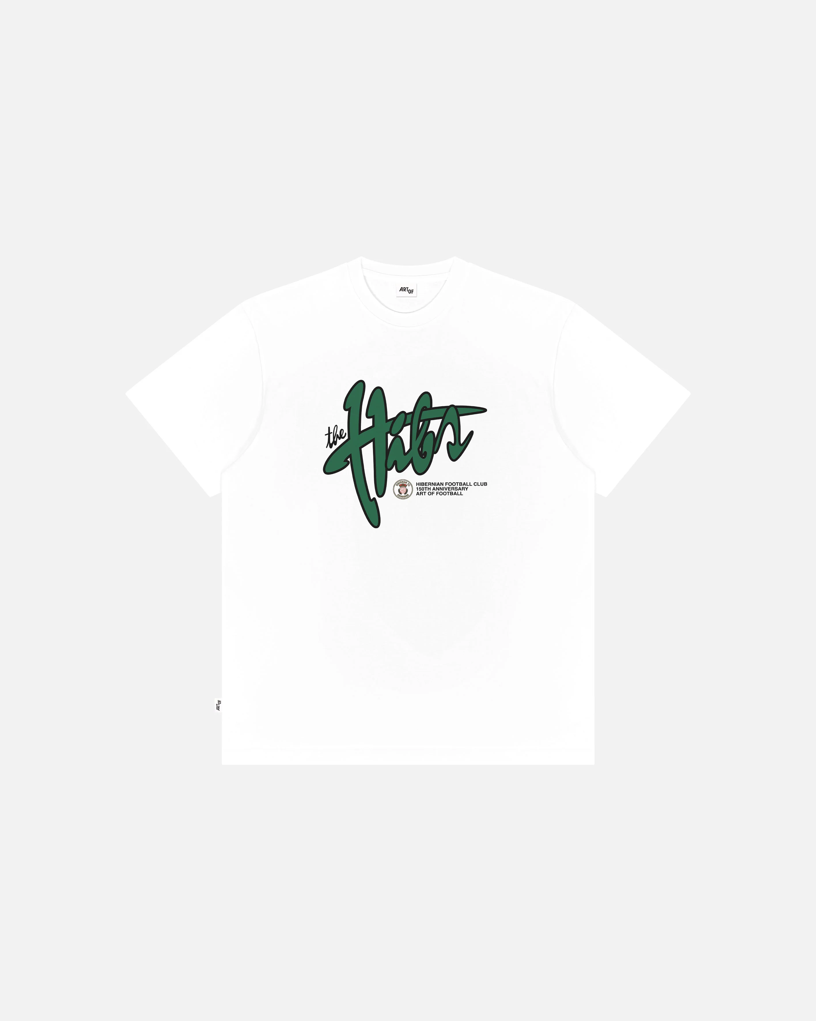 Hibs 80s Programme White Tee