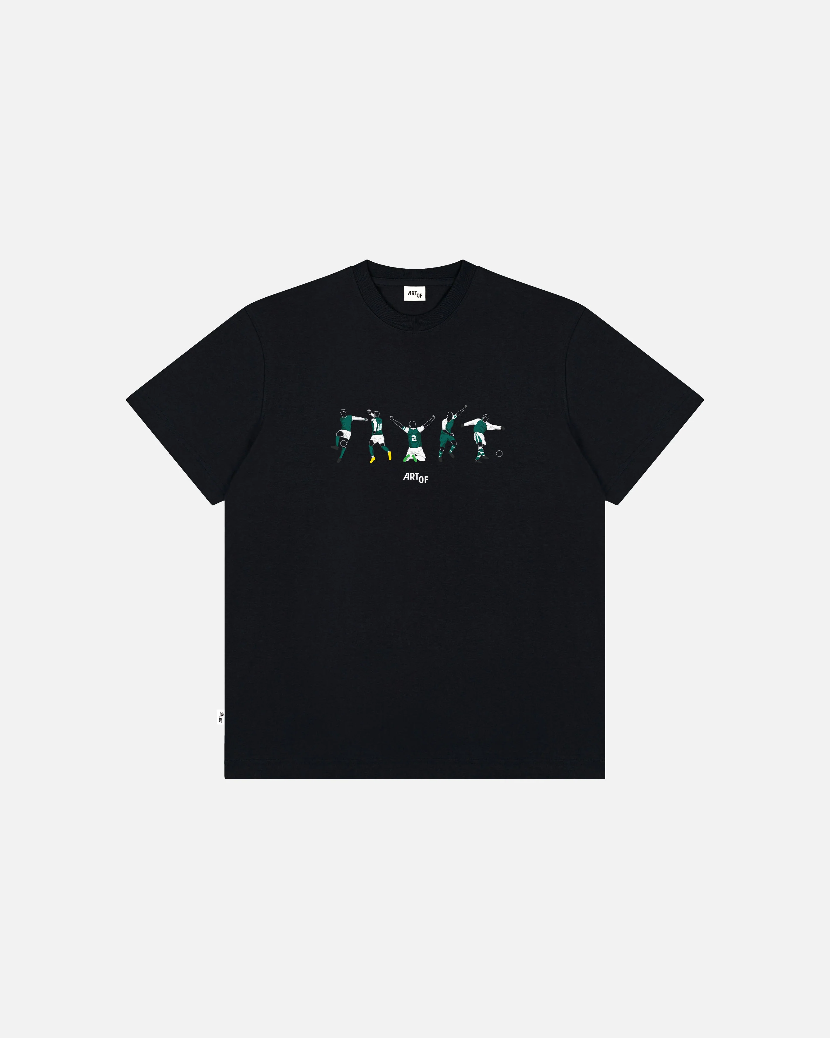 Hibs Printed Icons Black Tee