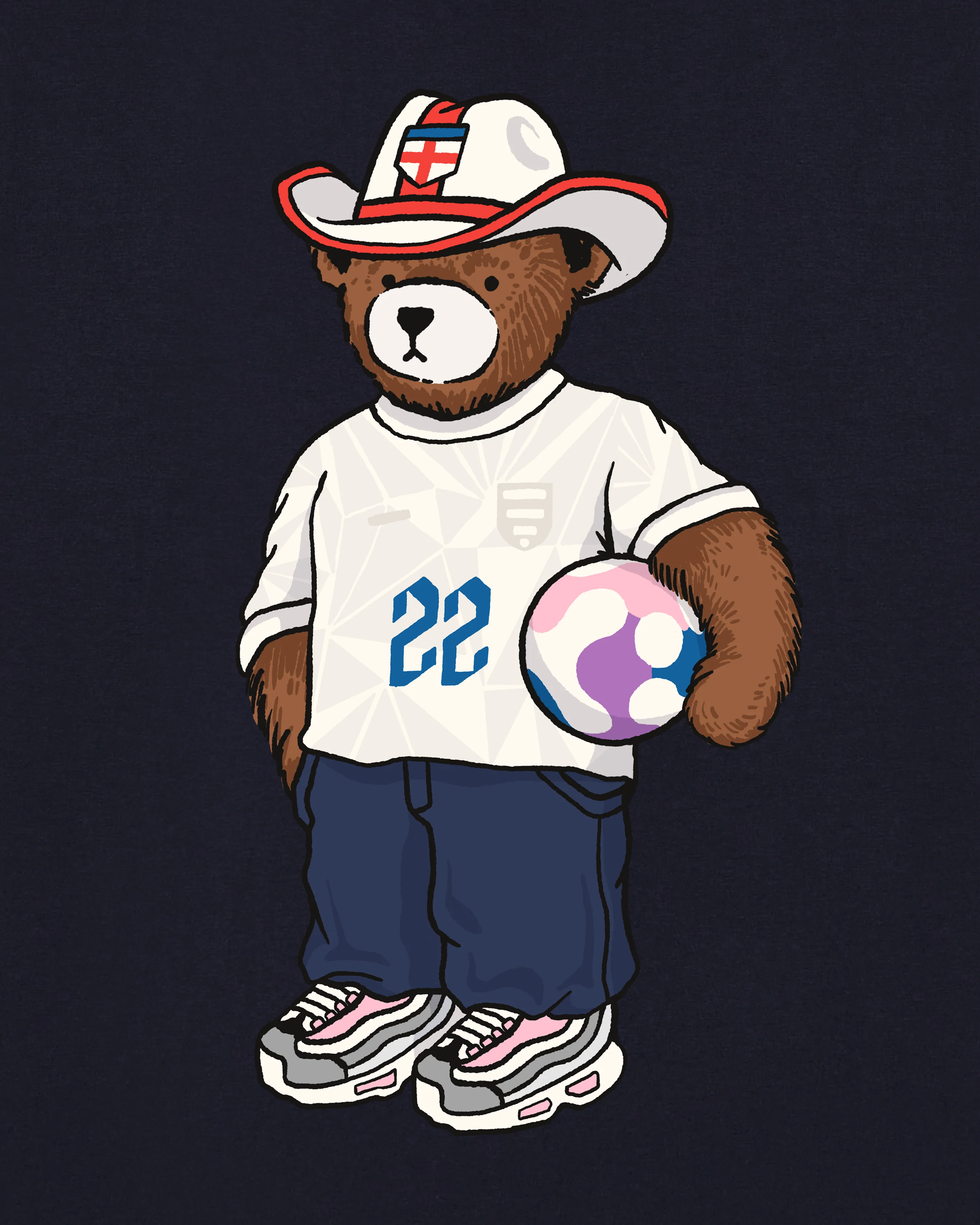 It Came Home Pickles Navy Tee - Image 2