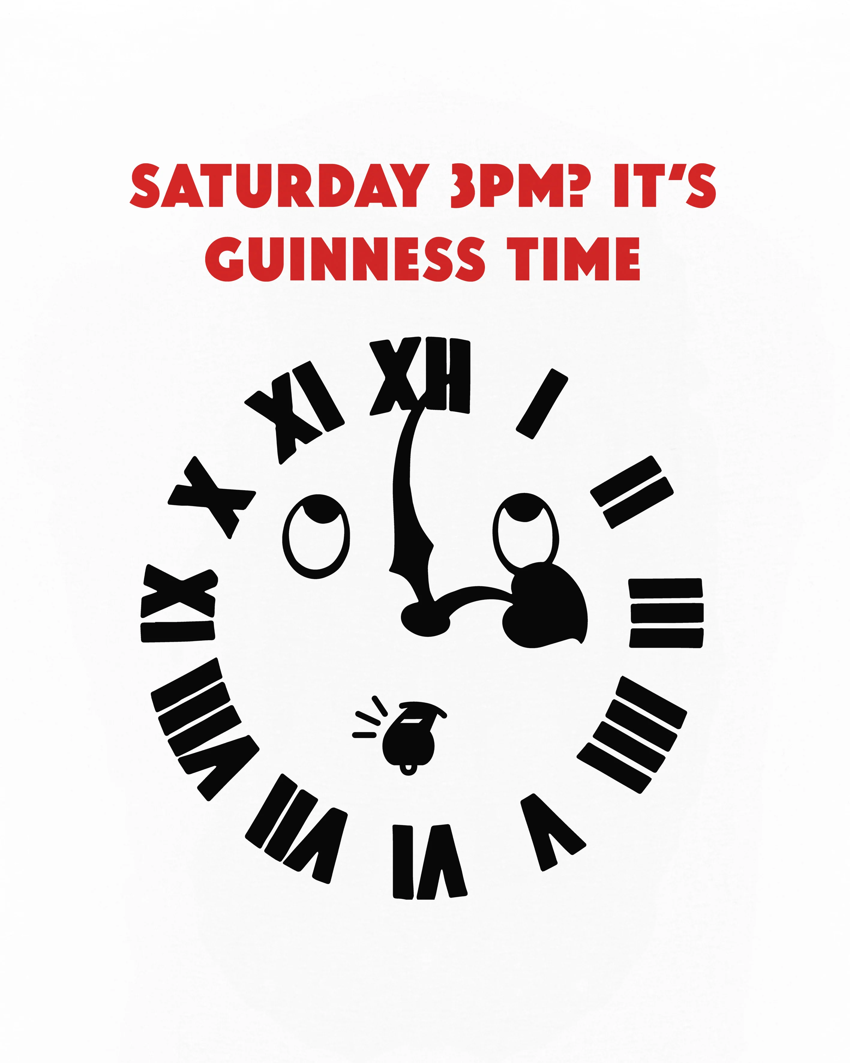 It's Guinness Time White Tee - Image 4