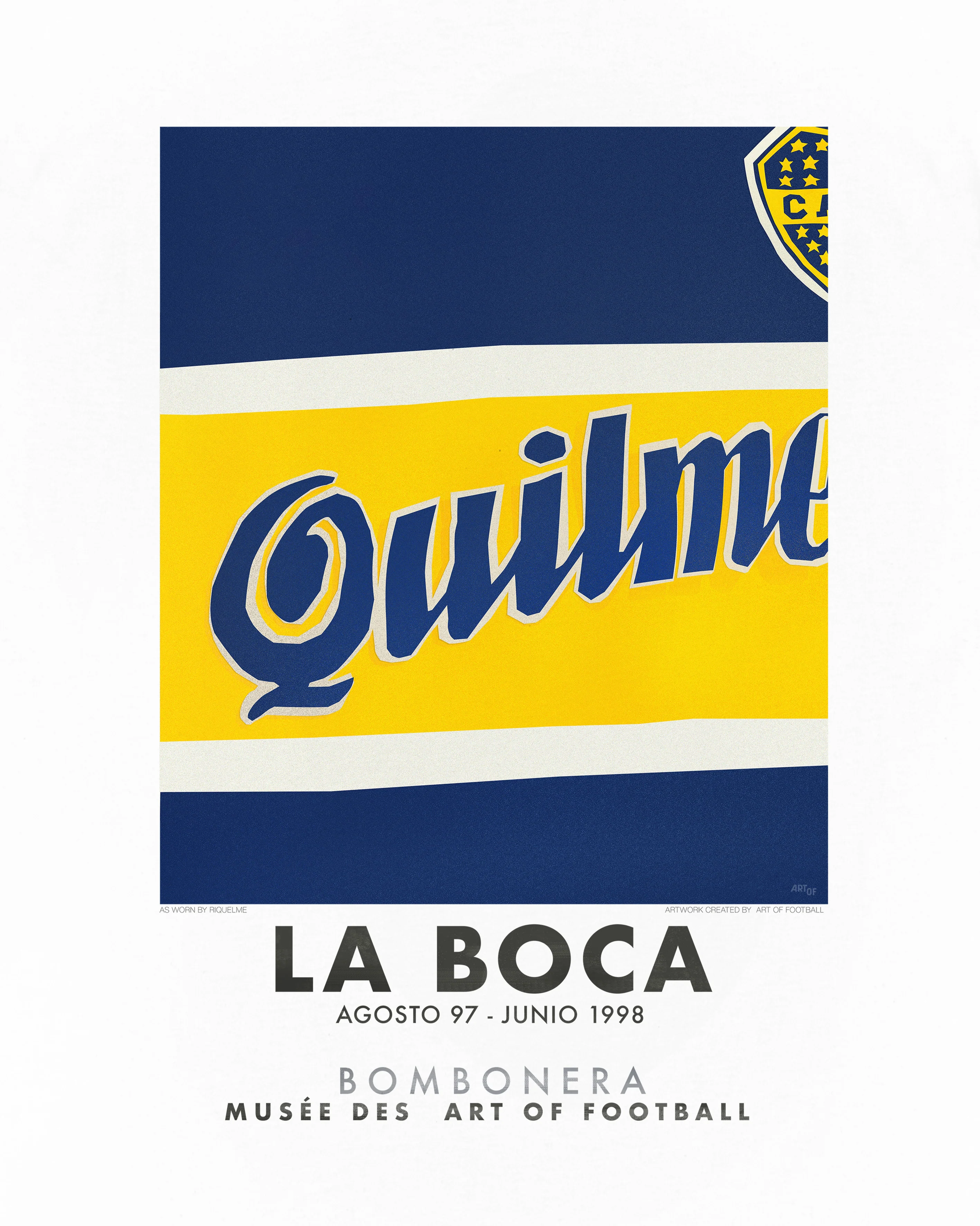 La Boca 97-98 White Tee - Image 2
