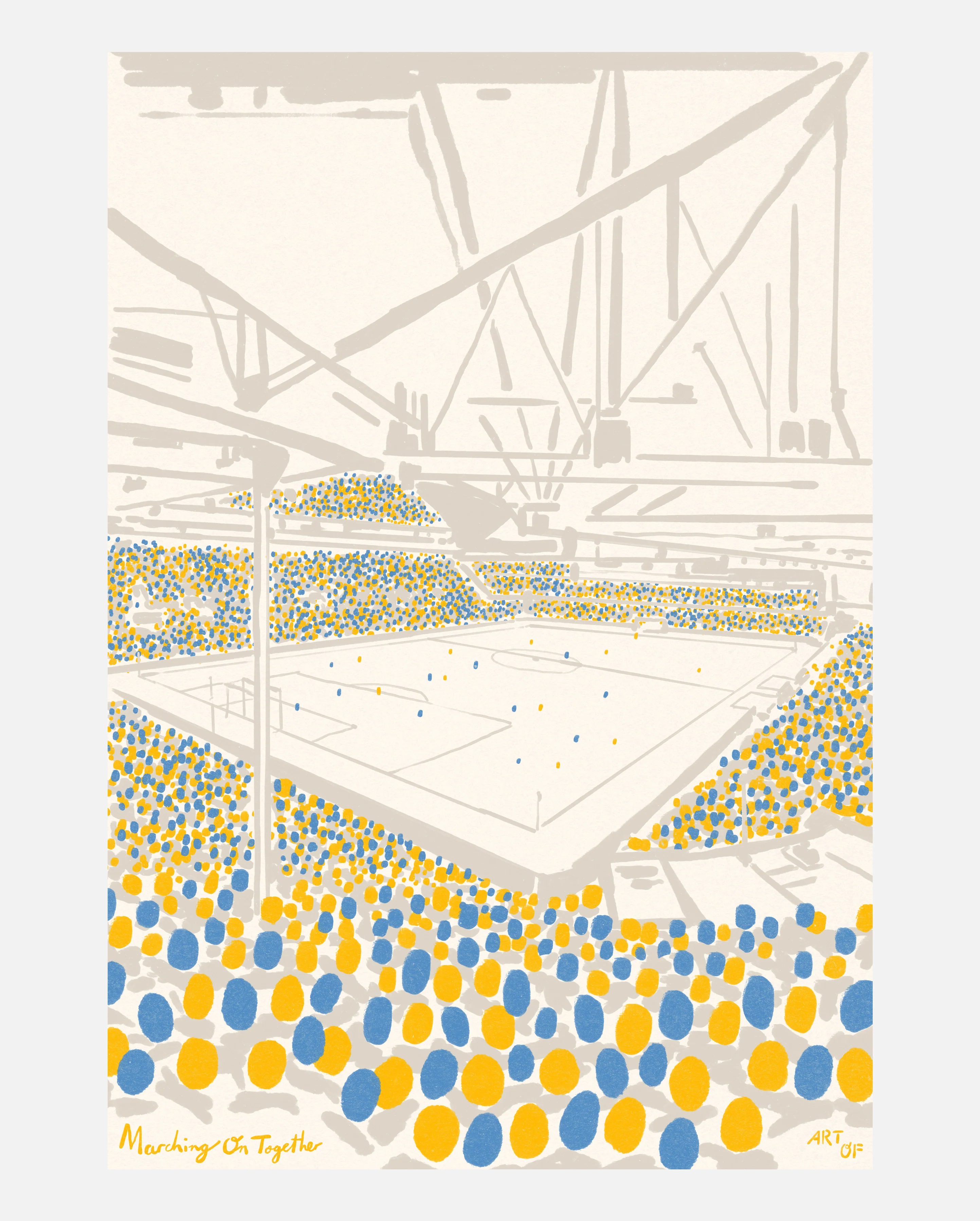 Leeds 12th Man Print - Image 3
