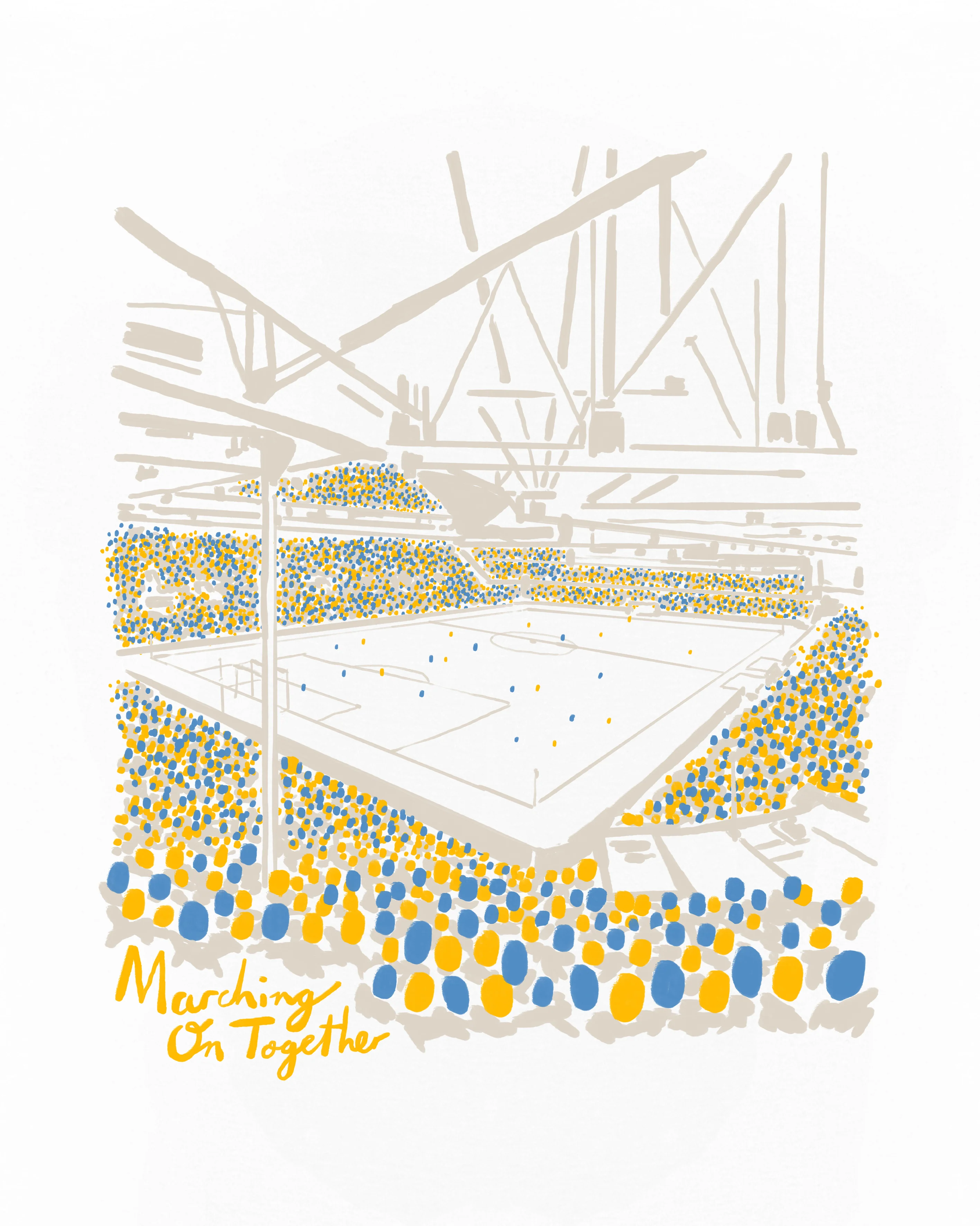 Leeds 12th Man White Tee - Image 3