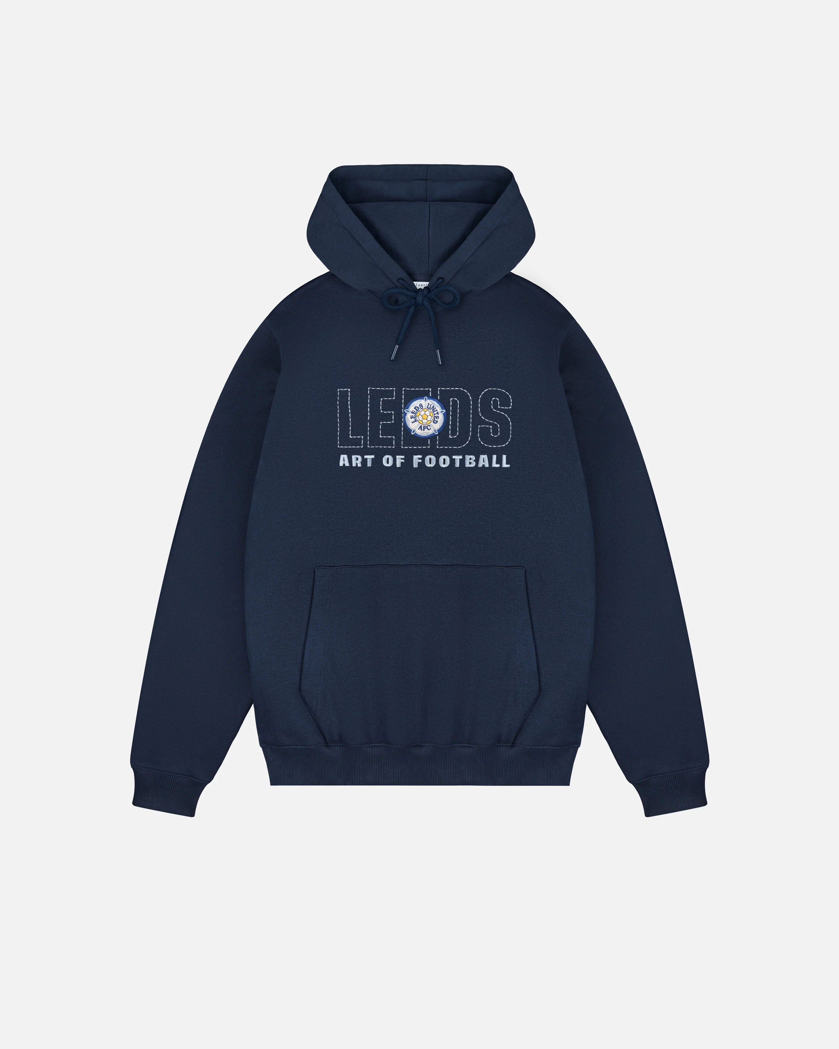Leeds 90s Navy Hoodie