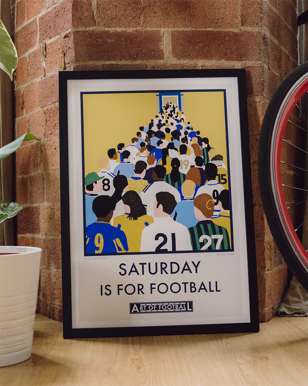 Leeds Saturday Is For Football Print - Image 2