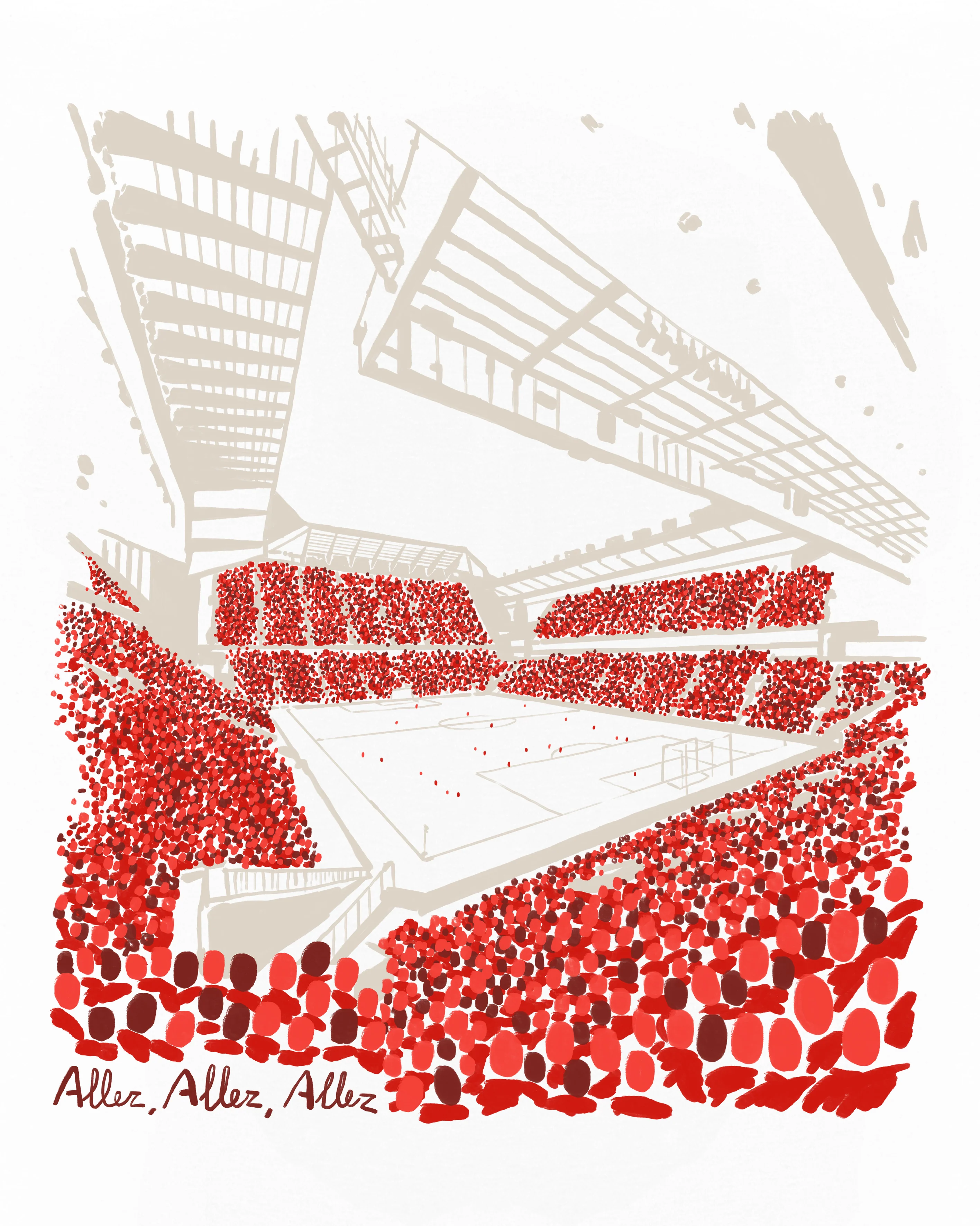 LFC 12th Man White Tee - Image 3
