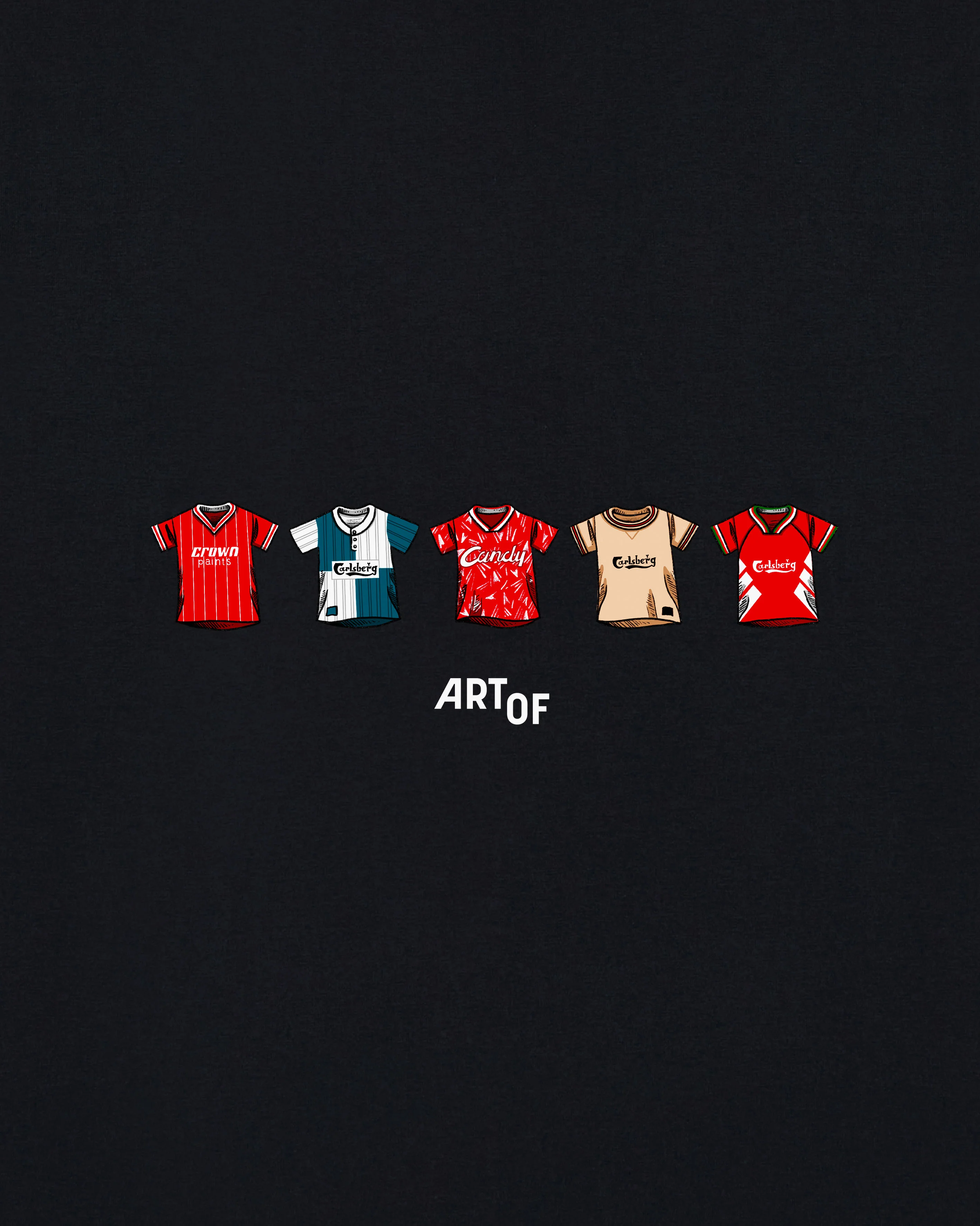 LFC Printed Classics Black Tee - Image 3