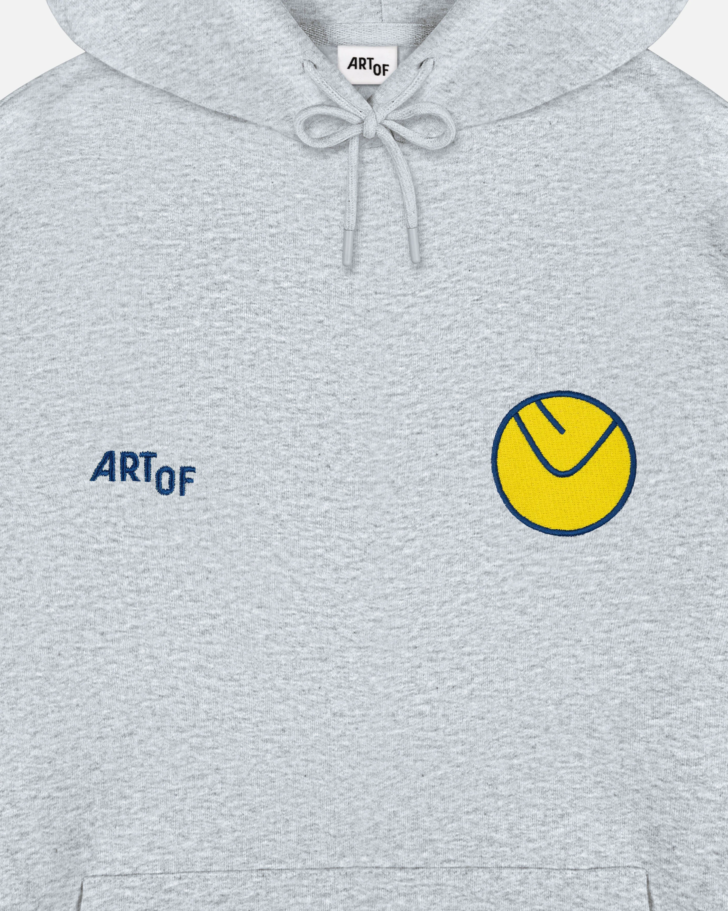 Leeds United Smiley Embroidered Hoodie - Image 3