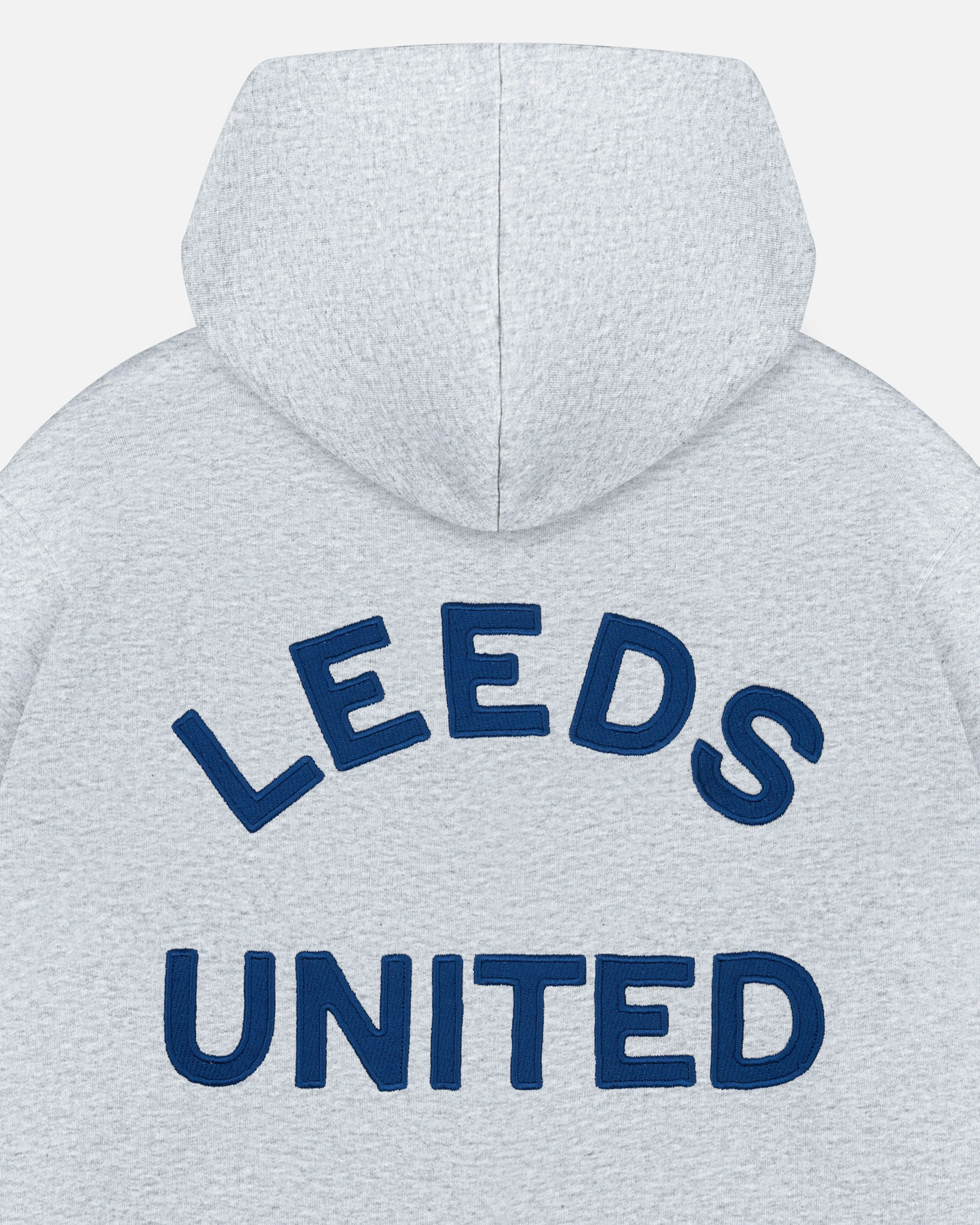 Leeds United Smiley Embroidered Hoodie - Image 4