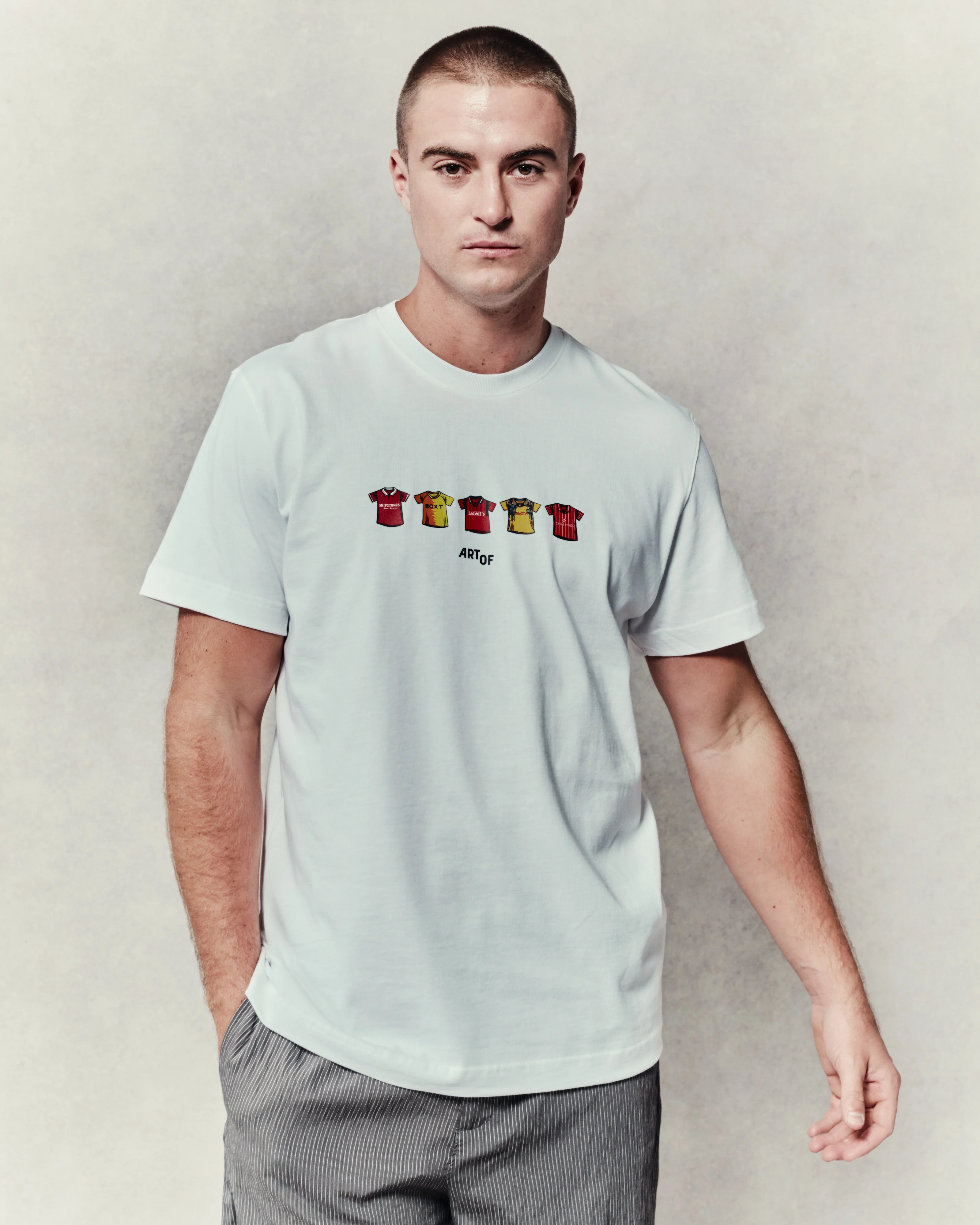 NFFC Printed Classics White Tee - Image 4