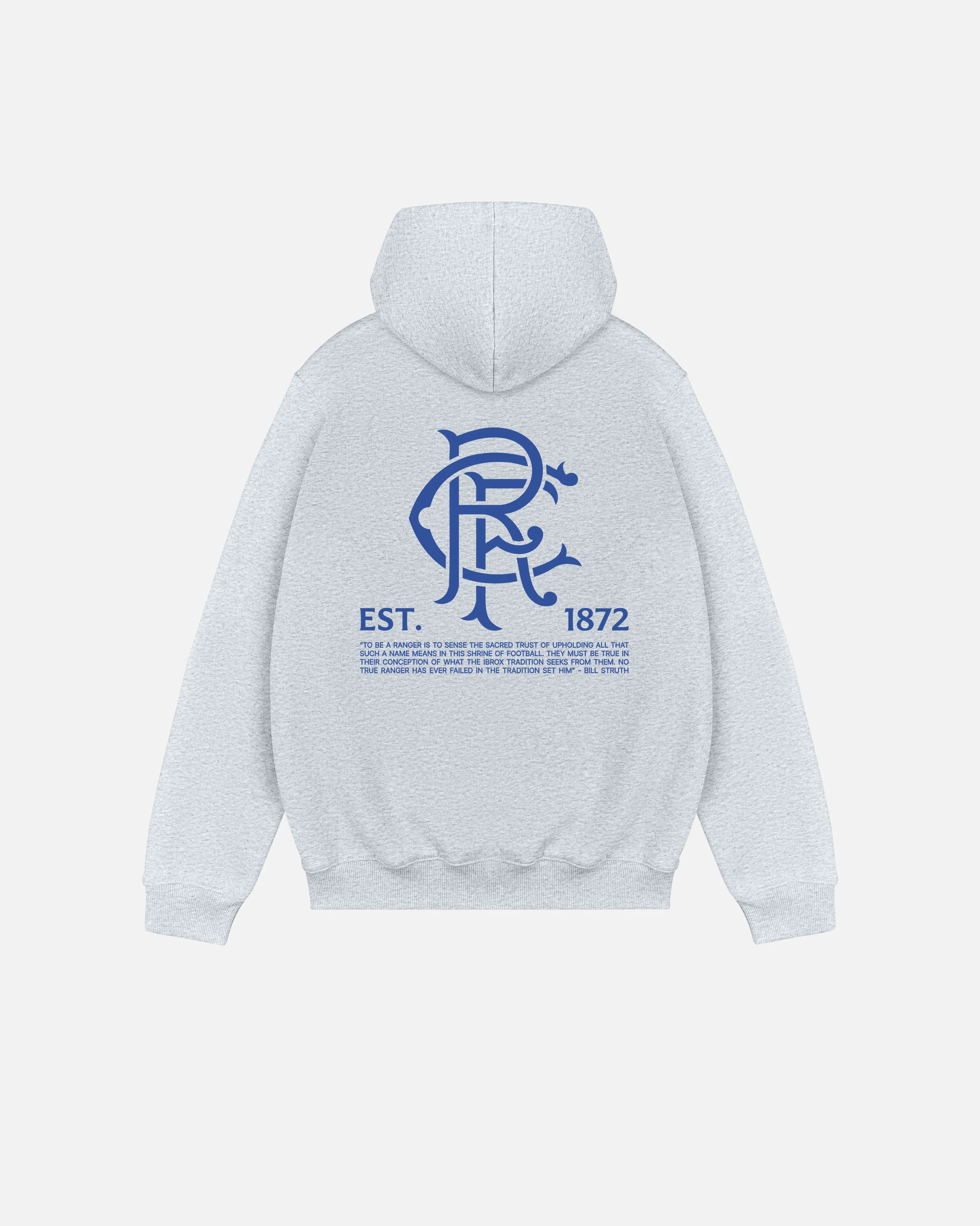 Rangers 1872 Grey Hoodie