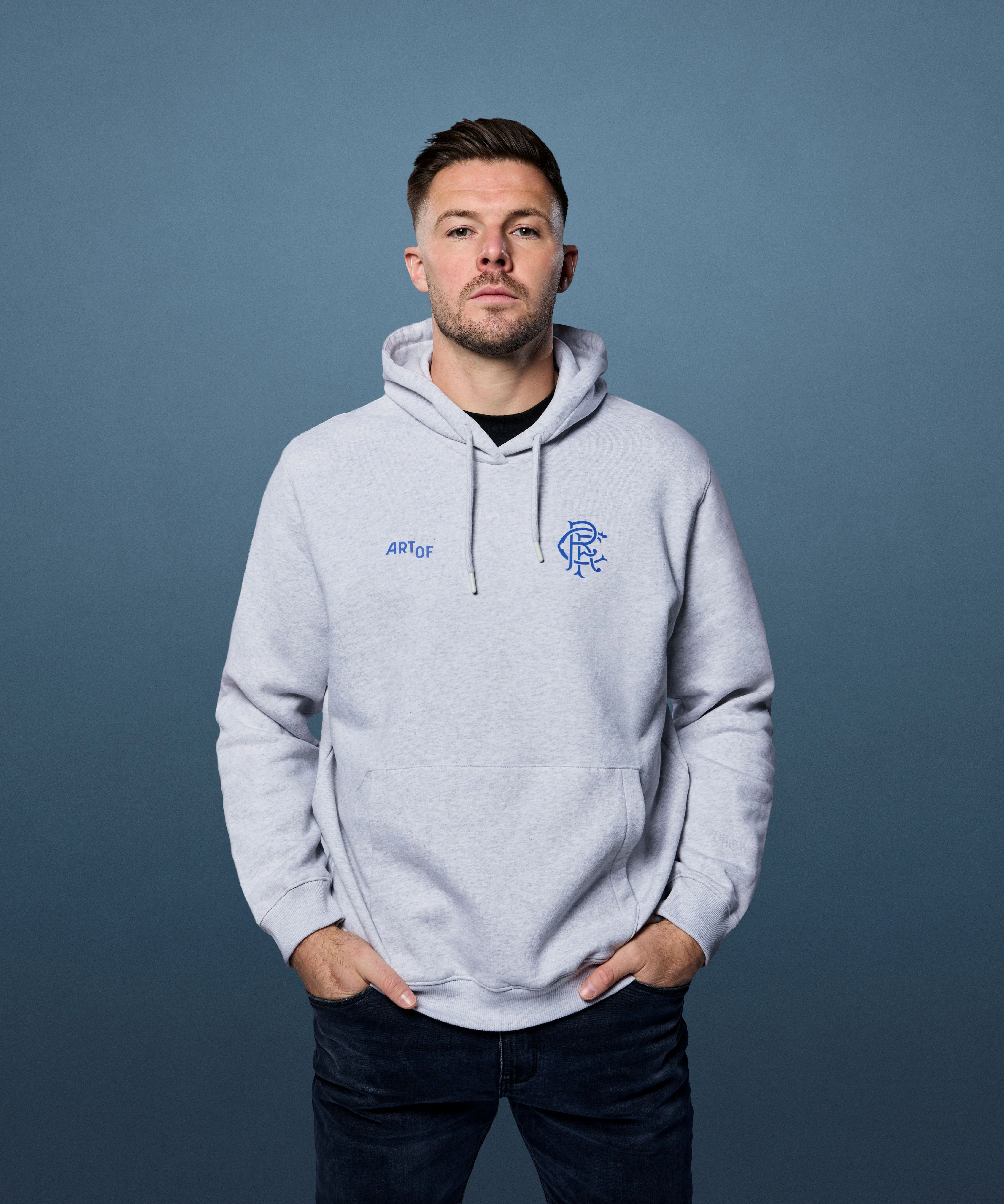 Rangers 1872 Grey Hoodie - Image 4