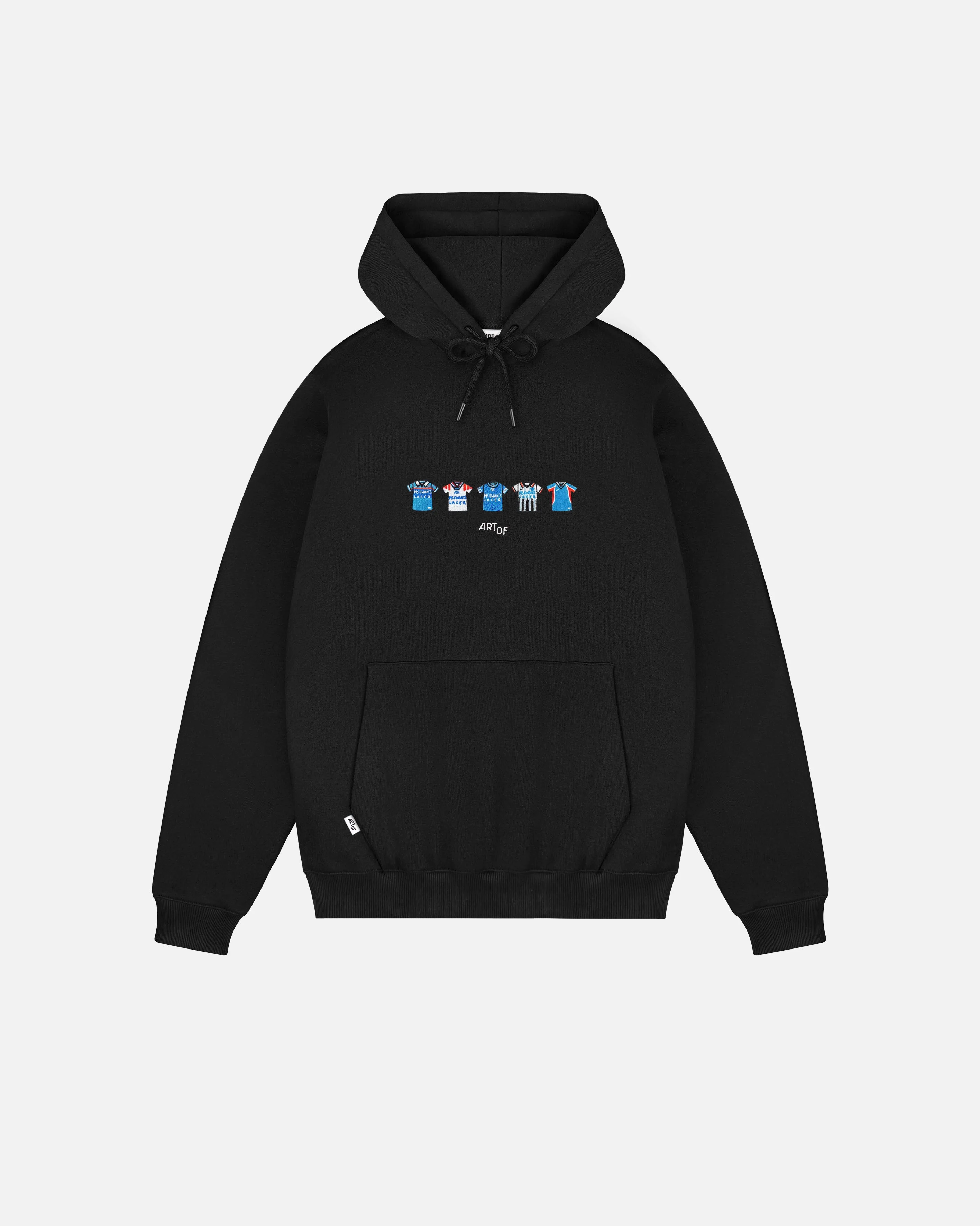 Rangers Embroidered Classics Black Hoodie