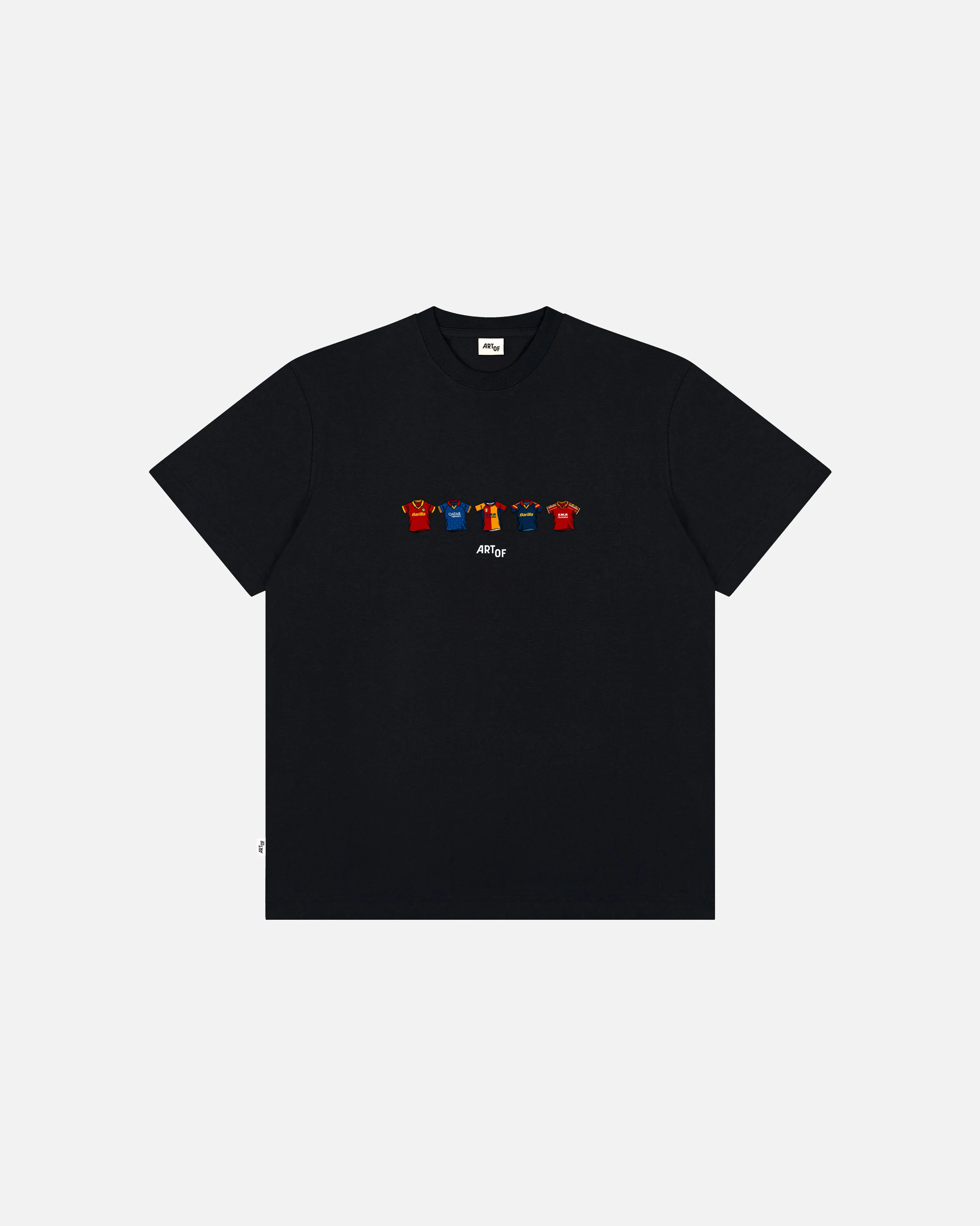 Roma Printed Classics Black Tee