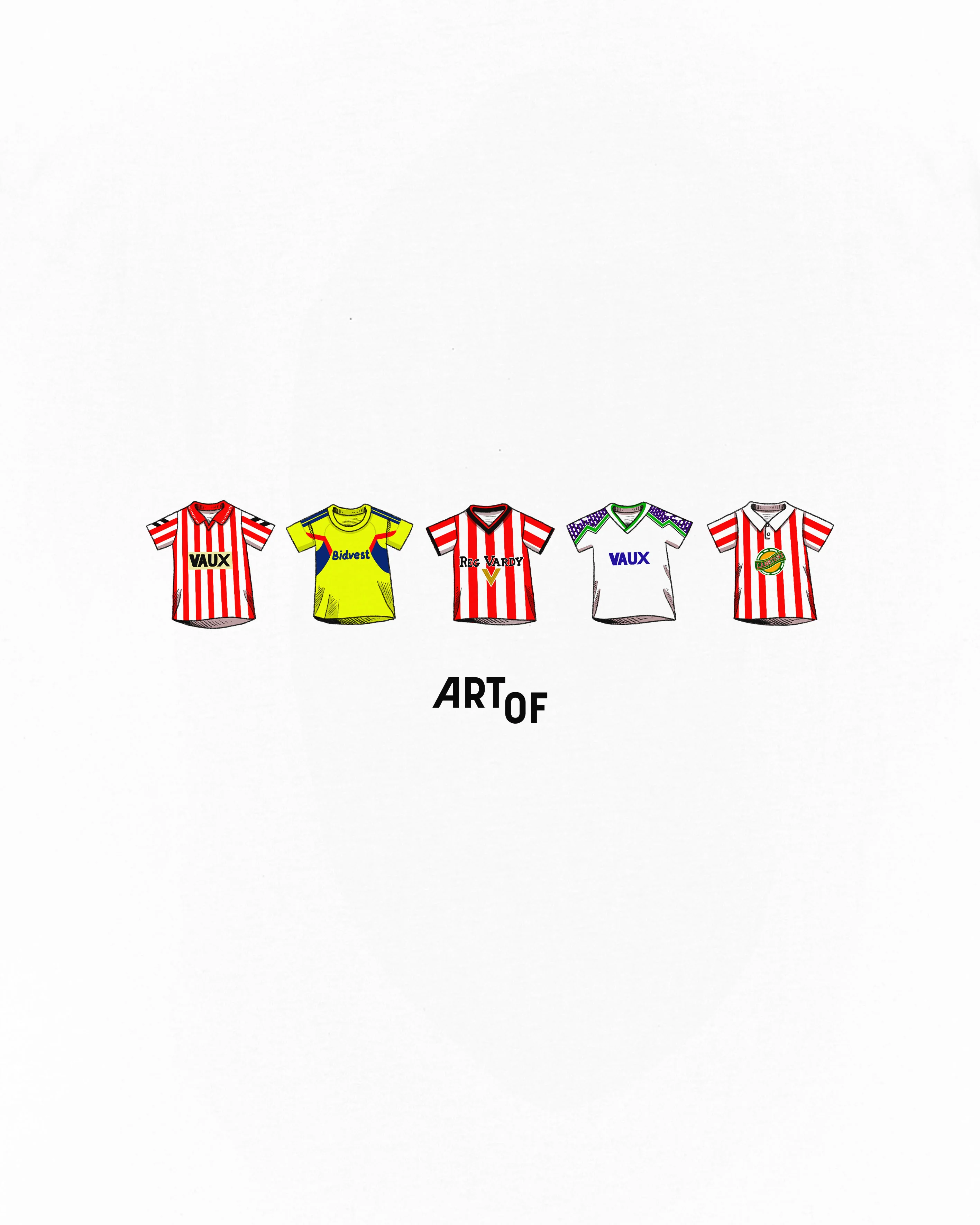 Sunderland Printed Classics White Tee - Image 3