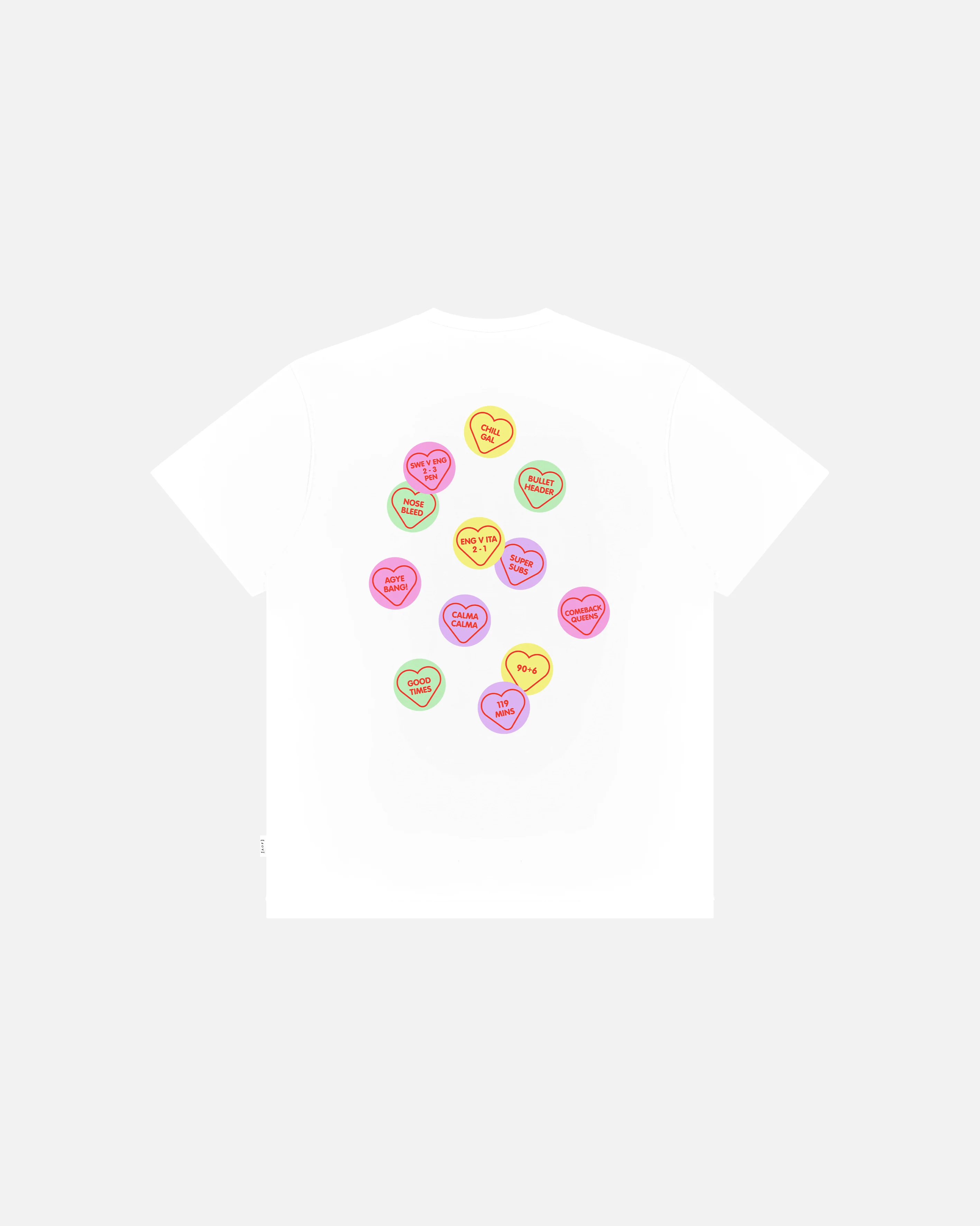 Sarina's Heartbreakers White Tee - Image 2