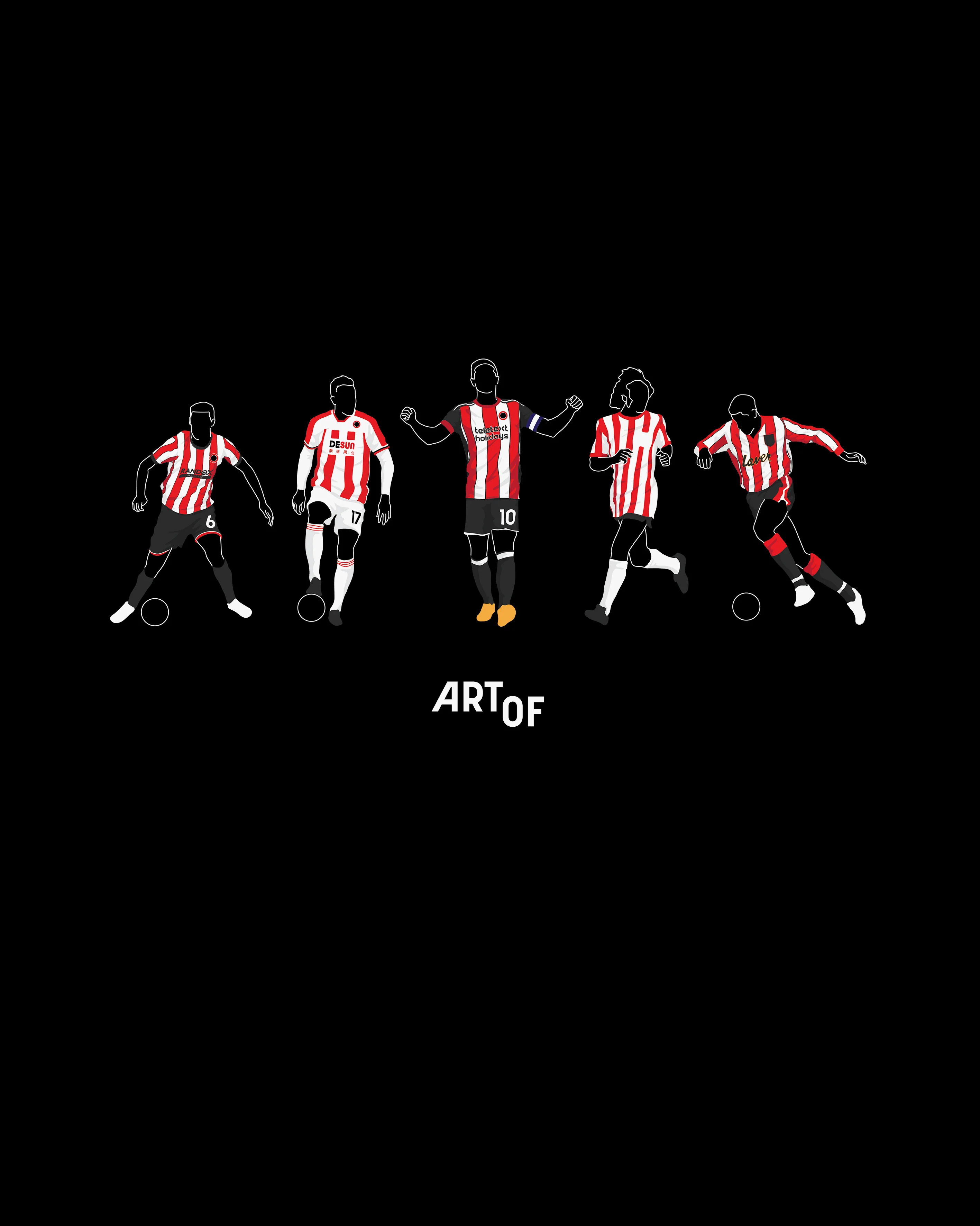 Sheffield United Printed Icons Tee - Image 2