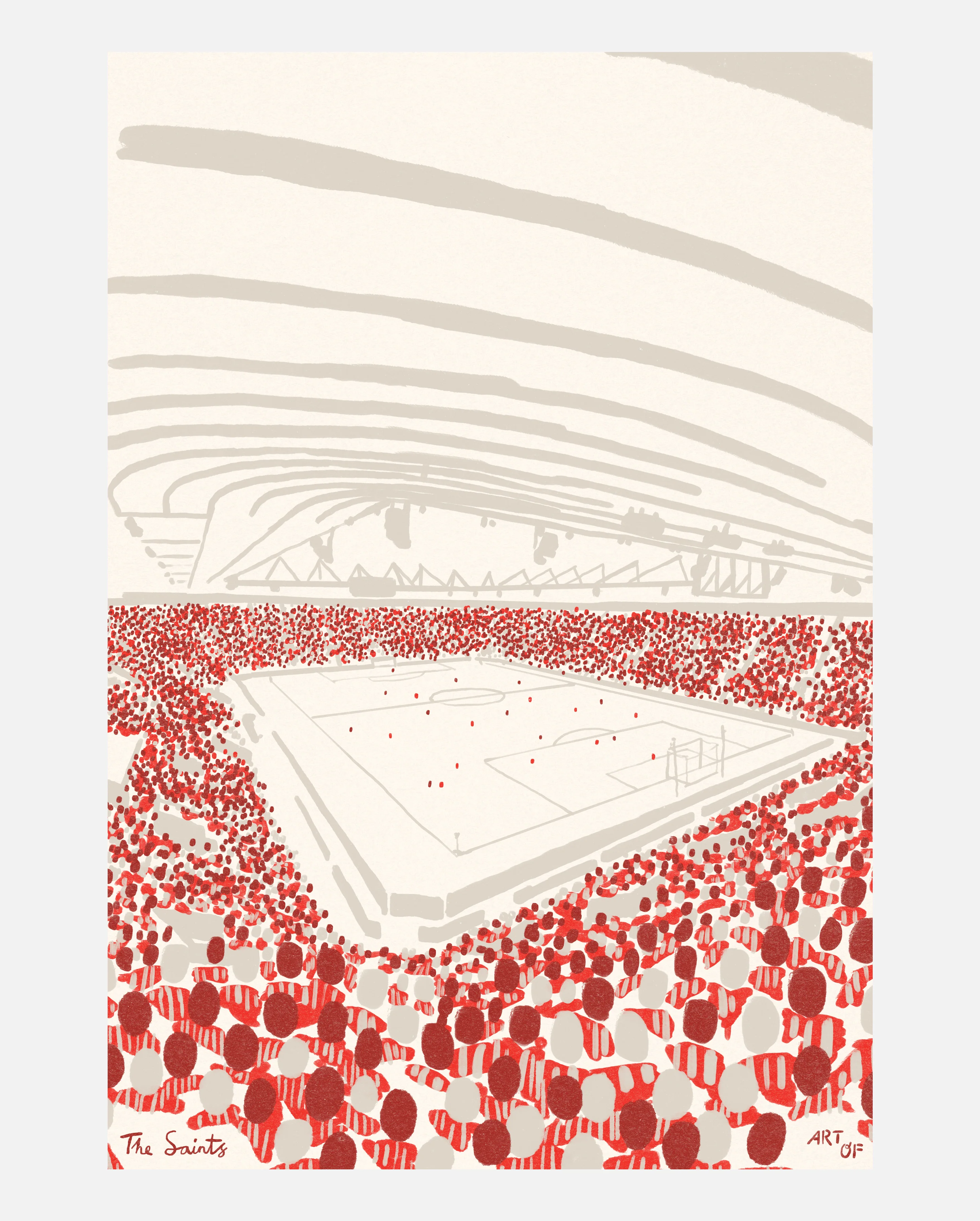 Southampton 12th Man Print - Image 3