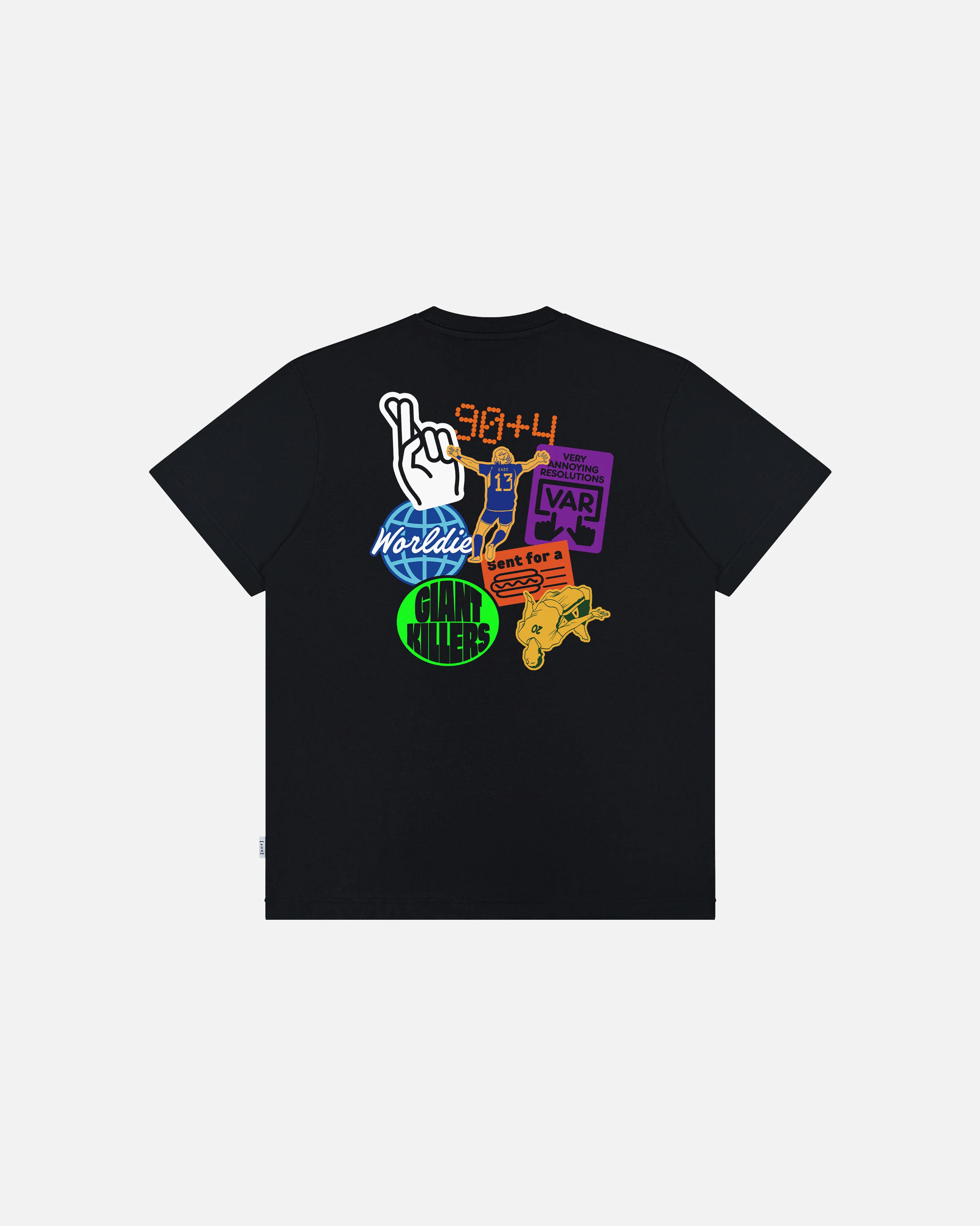 Sticker Bomb Black Tee