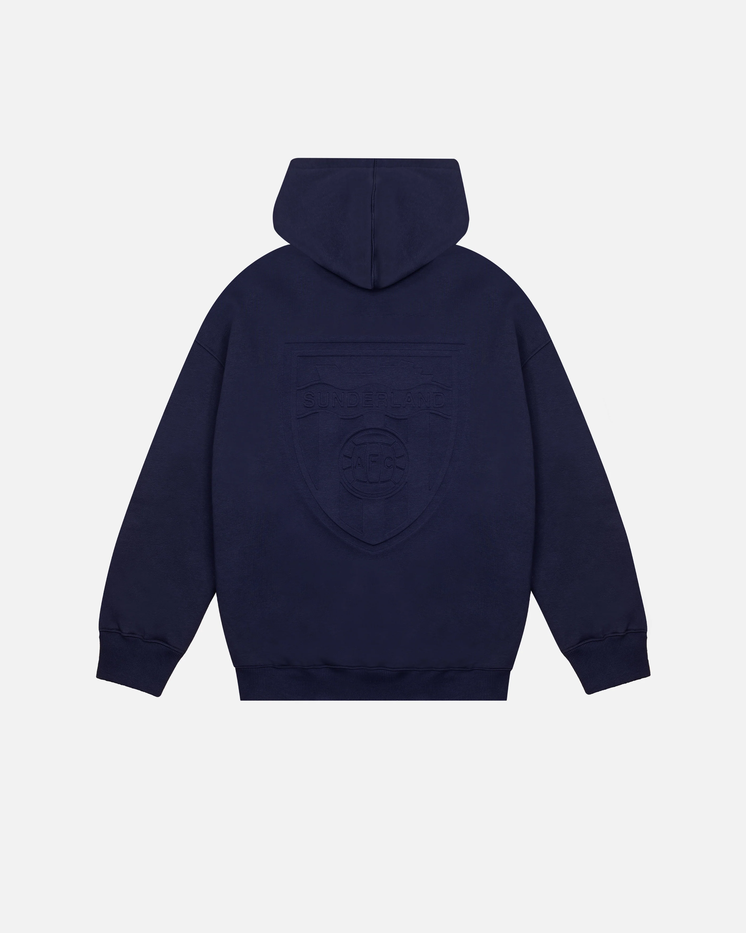 Sunderland Debossed Zip Through Hoodie - Image 3