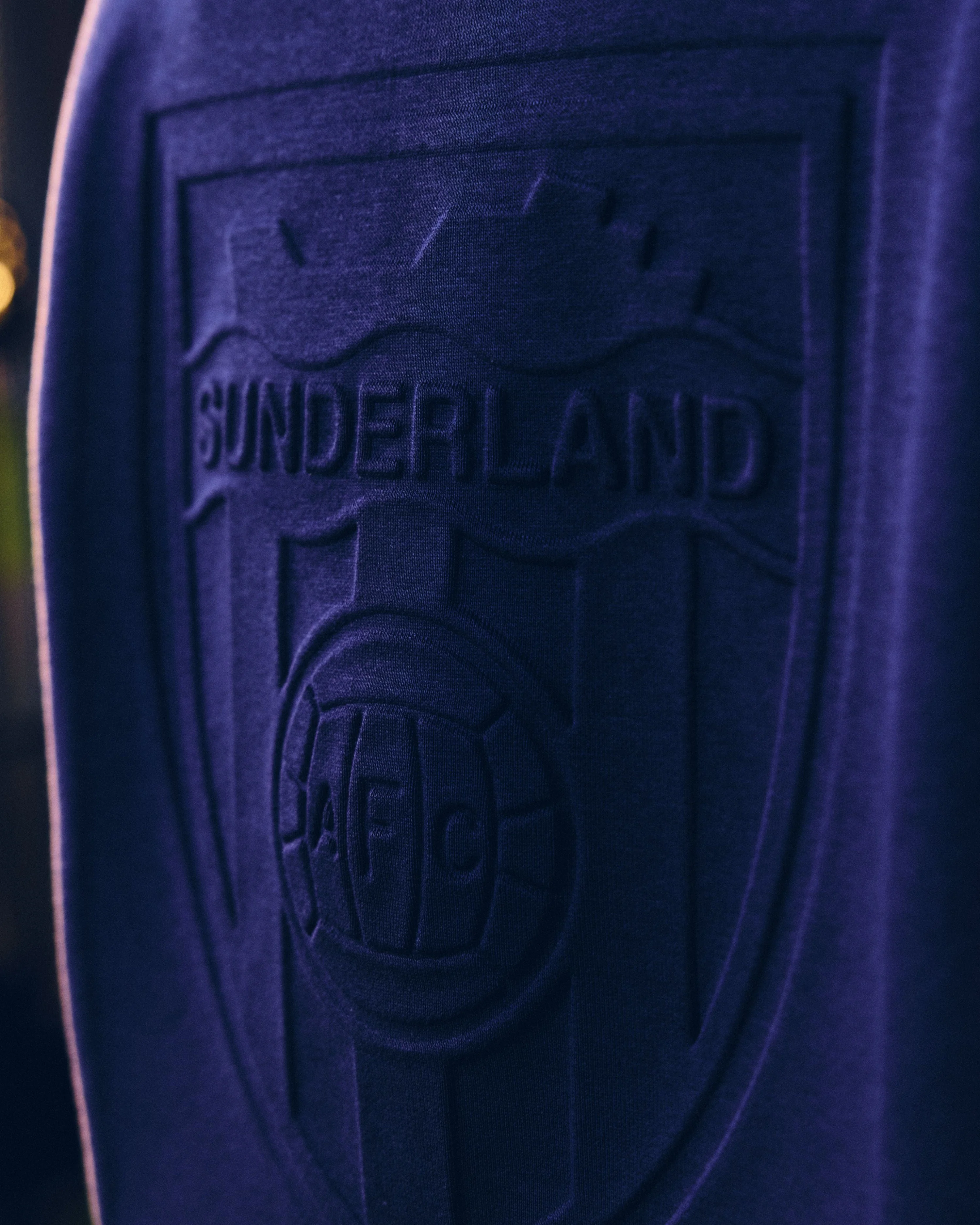 Sunderland Debossed Zip Through Hoodie - Image 4